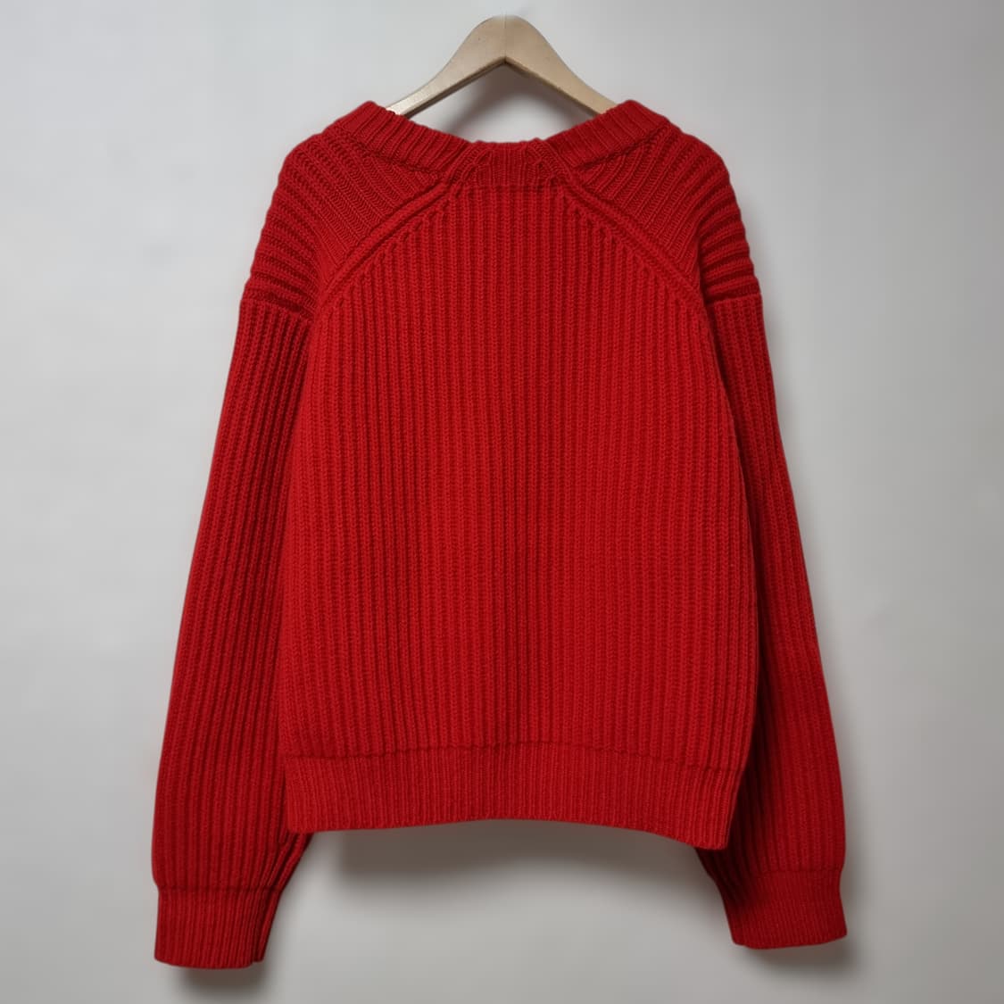 아크네 스튜디오 리브드 하이라이즈 크루넥 울 니트 스웨터 85 상품이미지2