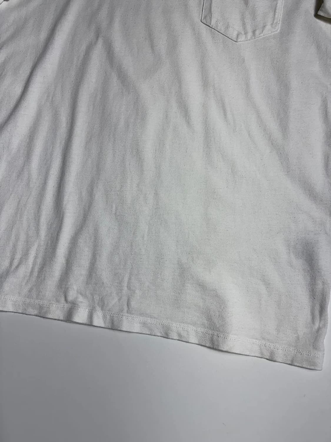 메종키츠네 트라이컬러 폭스 패치 포켓 반팔 티셔츠 R1493 상품이미지3