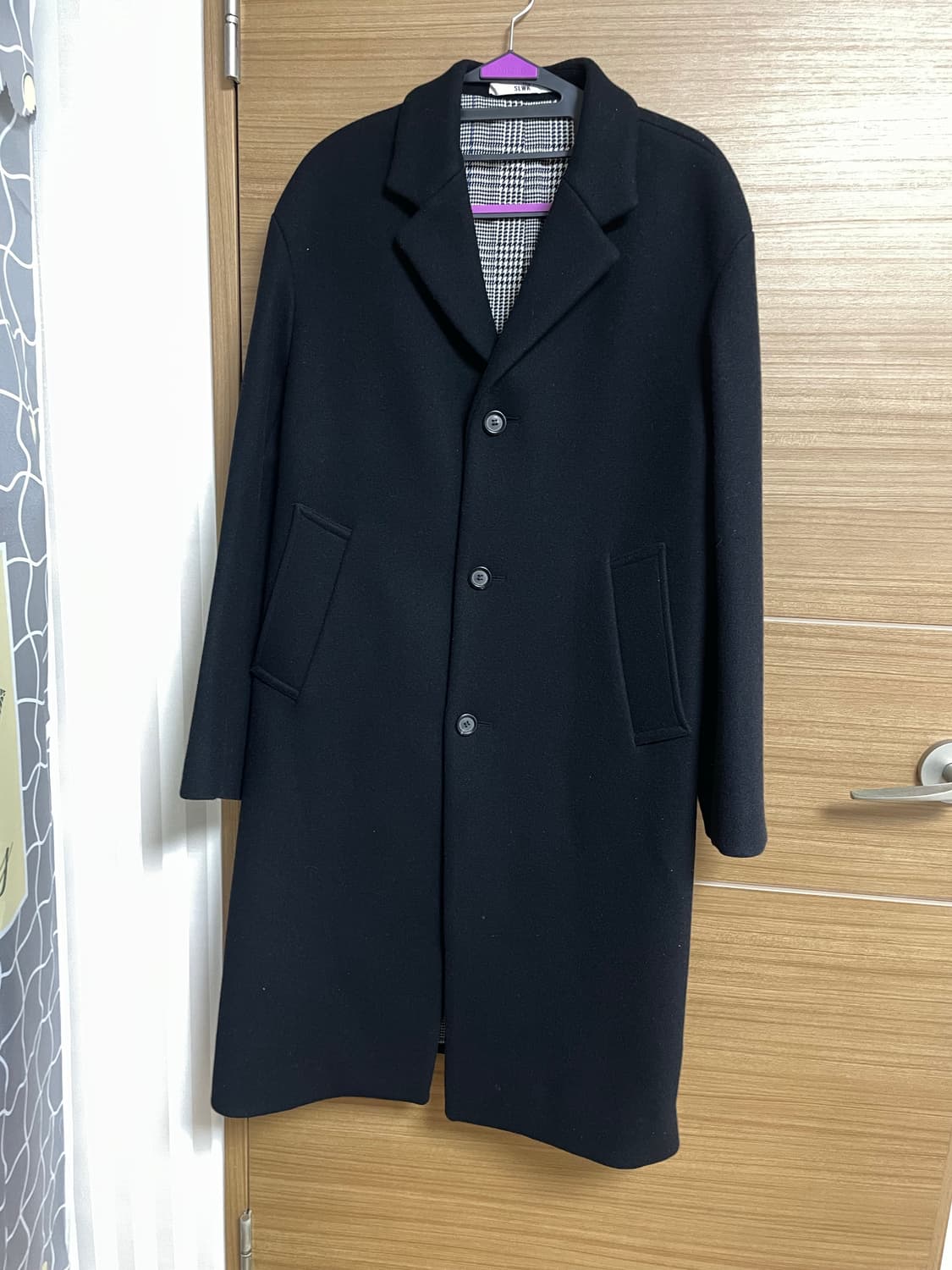 SLWK 겨울 울 코트 상품이미지1