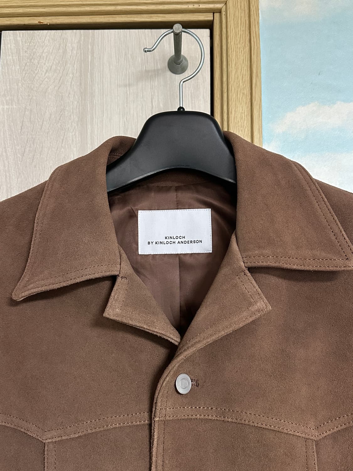 (L) 커네트킨록 카우 스웨이드 트러커 자켓 (브라운) 상품이미지3