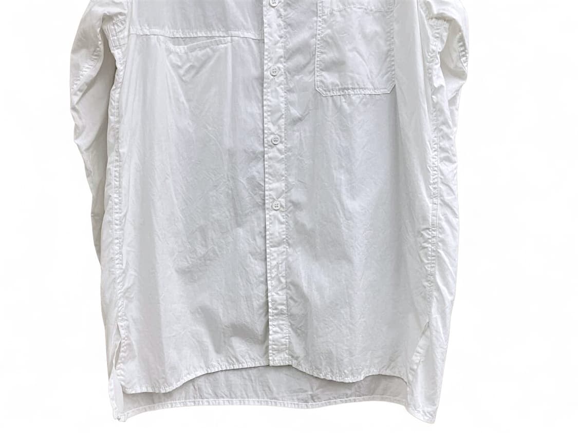 요지 야마모토 뿌르옴므 화이트 오버 셔츠 상품이미지4