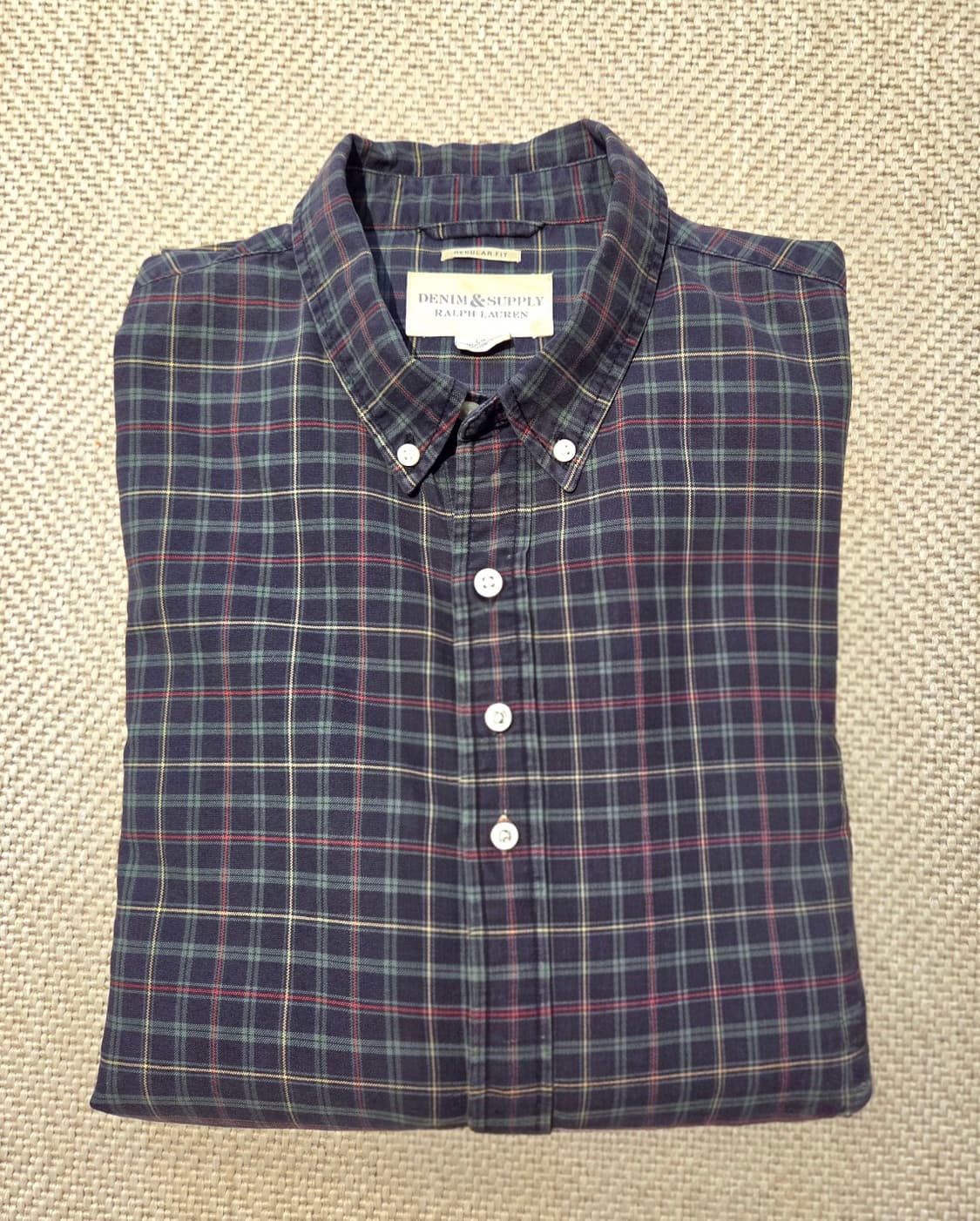 폴로 데님앤서플라이 타탄 체크 셔츠 L  상품이미지1