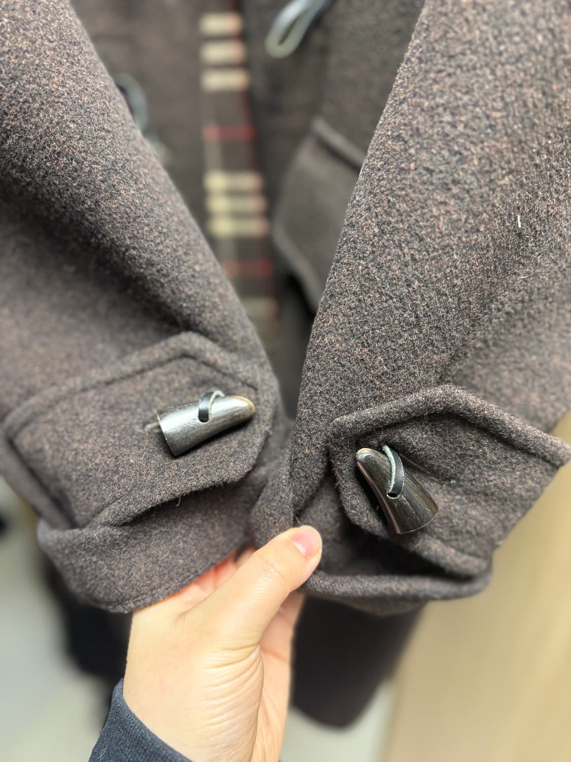 버버리 더플코트 떡볶이코트 상품이미지5