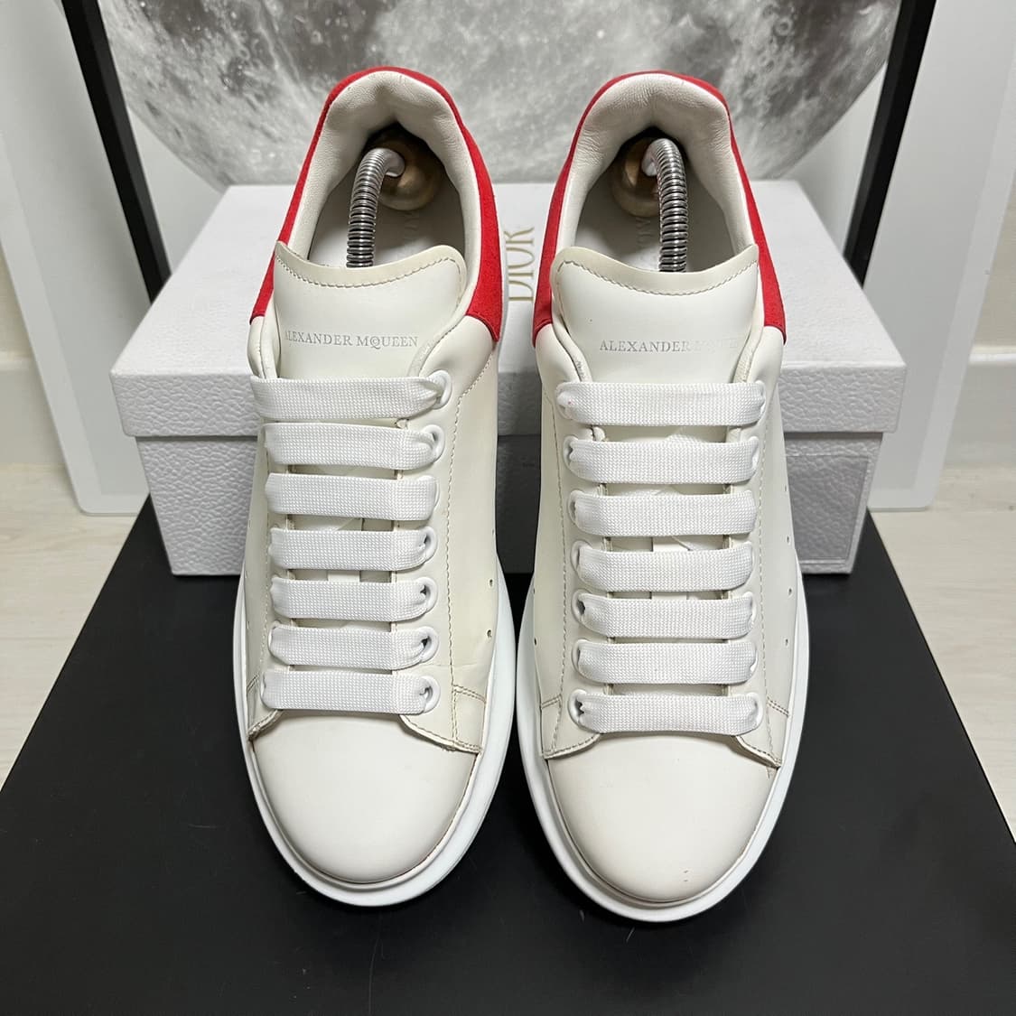 정품 39) 알렉산더 맥퀸 핑크 오버솔 스니커즈 250~255 상품이미지3