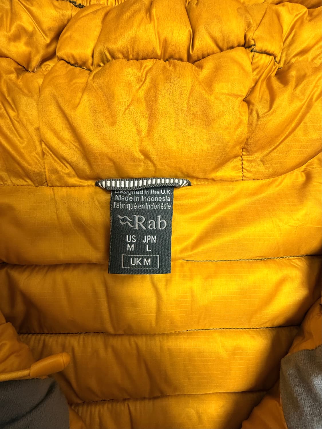 RAB 랩 마이크로 라이트 알파인 자켓 경량패딩 벨루가 M 상품이미지7