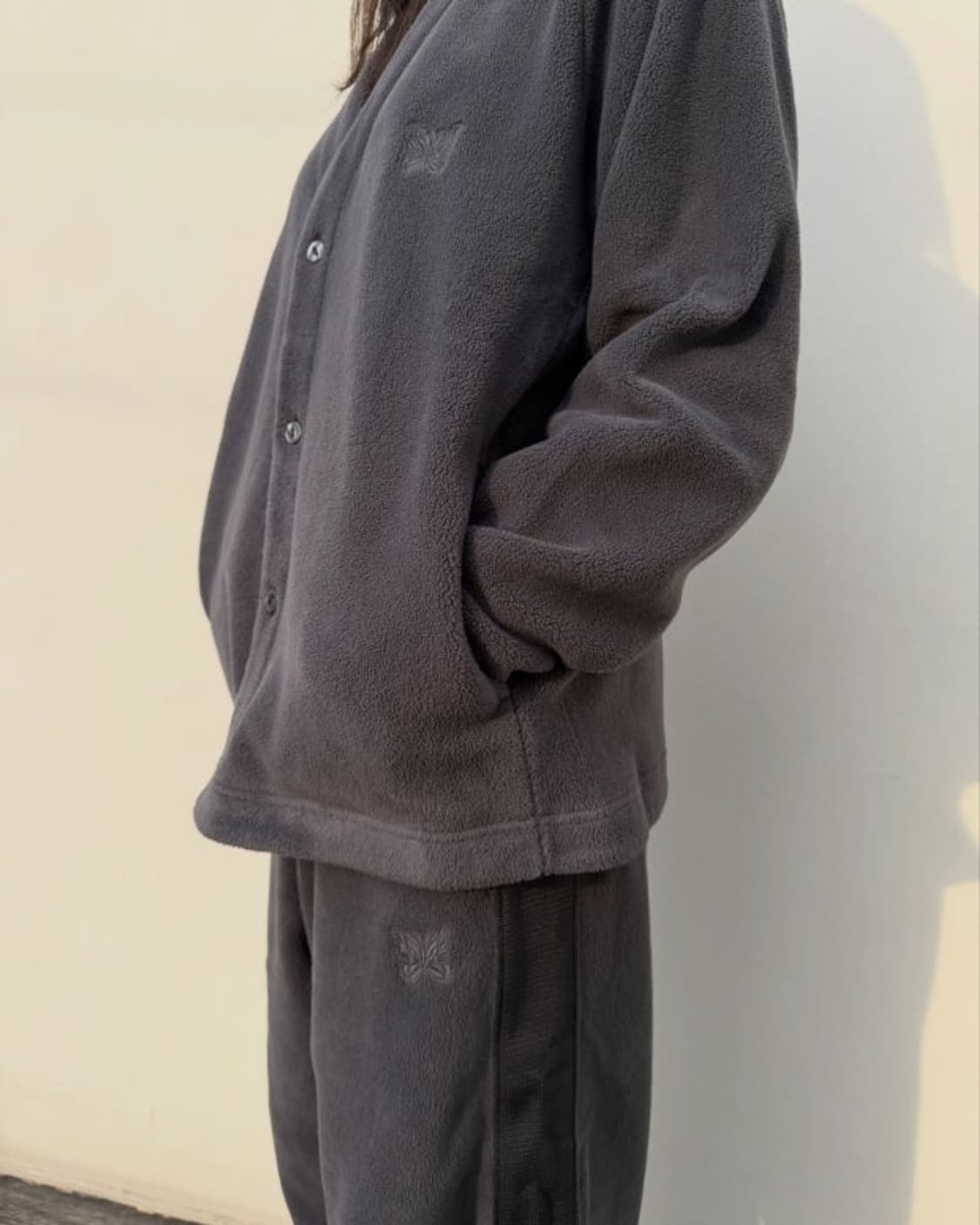 유니클로 니들스 가디건 그레이 M 상품이미지1