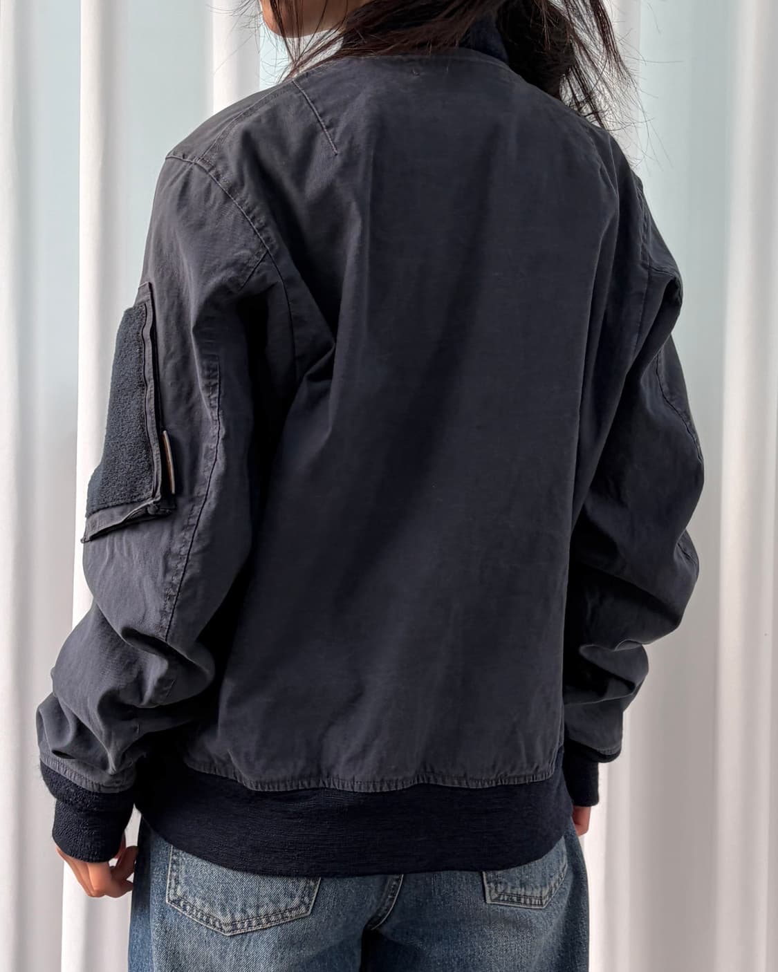 [M]베이프 BAPE B-15A 코튼 플라이트 자켓 상품이미지2