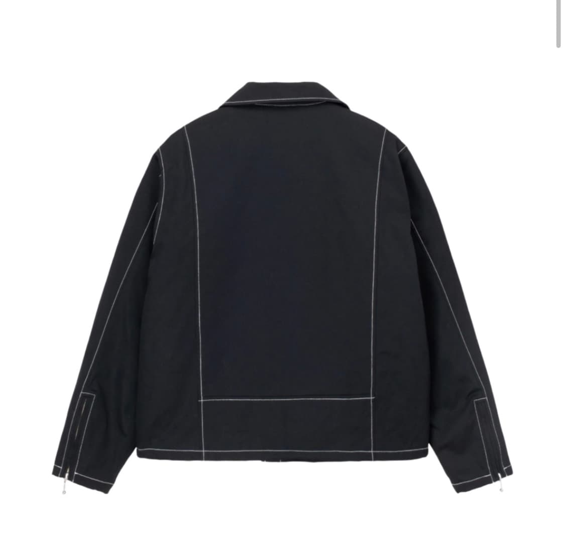 스투시 트윌 모토 집 자켓 블랙 상품이미지2