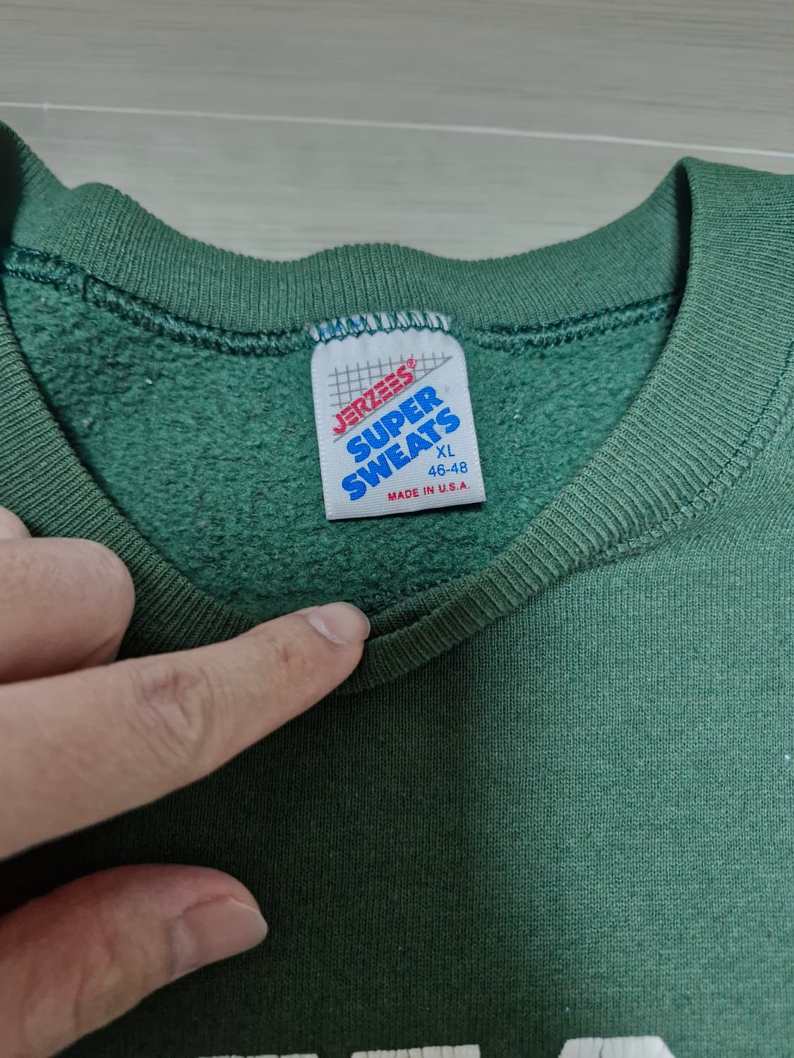 [XL] 90s Jerzees 져지스 스웻셔츠 made in USA 상품이미지4