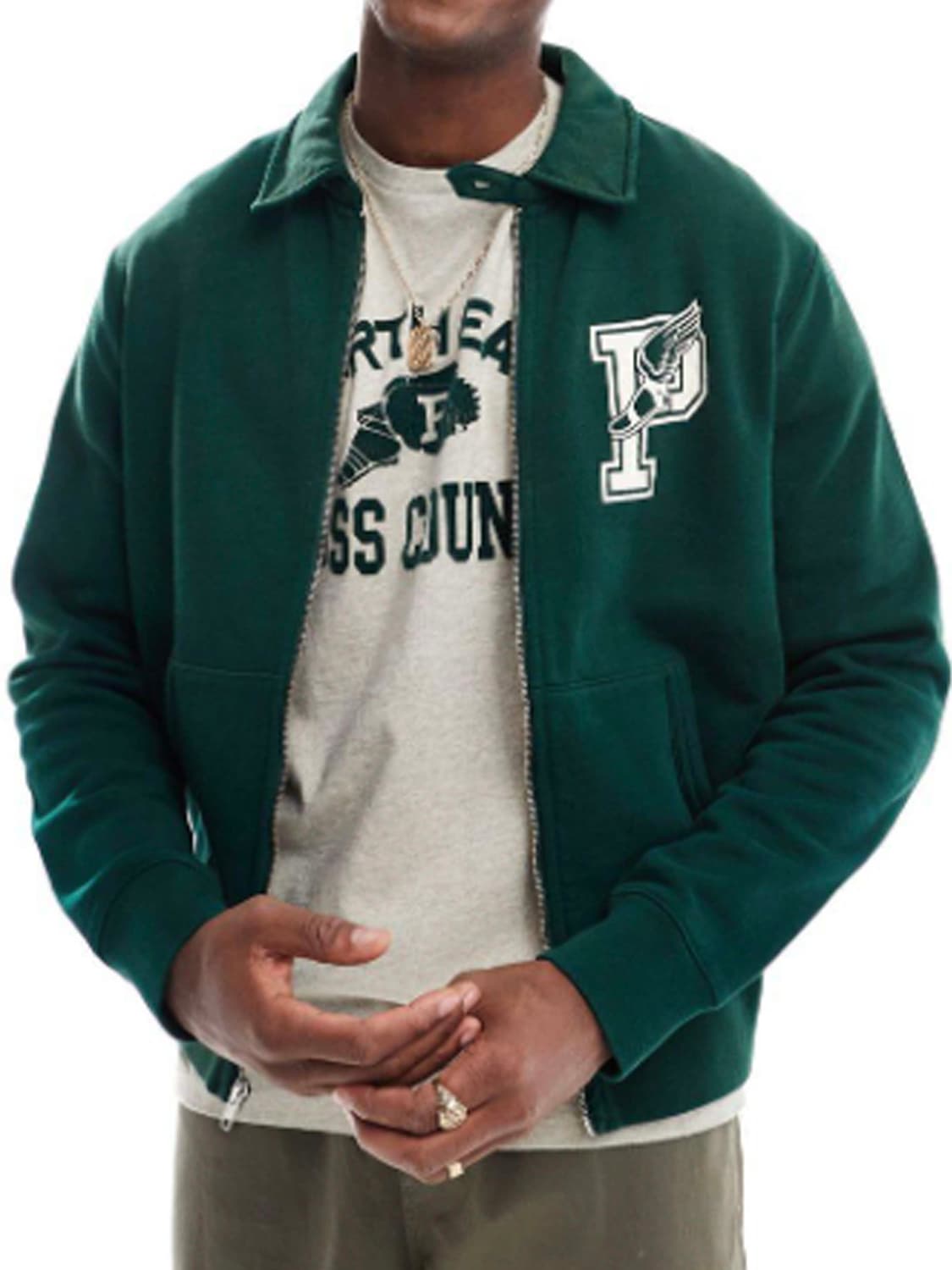 폴로 랄프로렌 p윙 빈티지다잉 플리스 포레스트 그린 자켓 상품이미지5