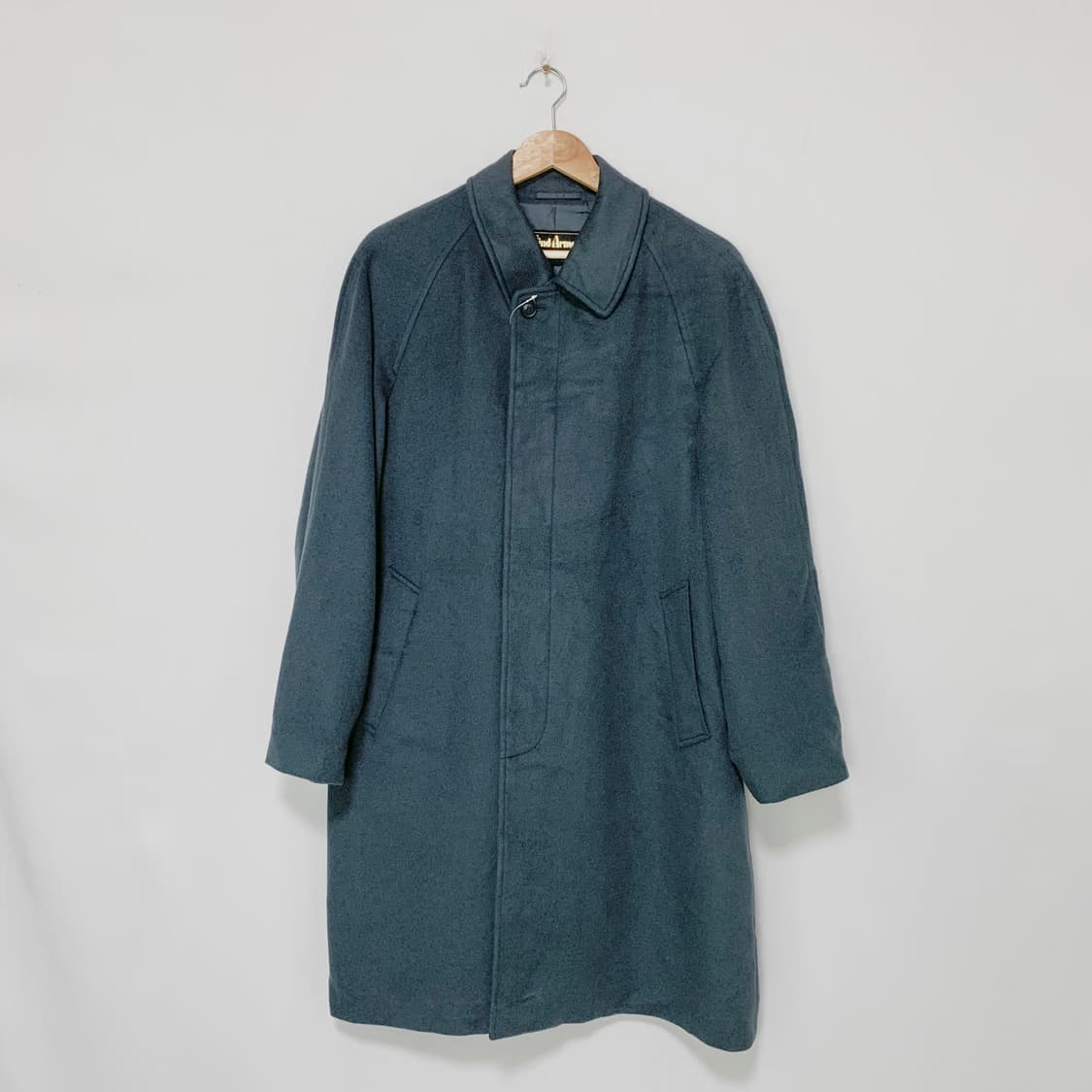 Wind Armor 빈티지 캐시미어 100 코트 블루 그레이 상품이미지1