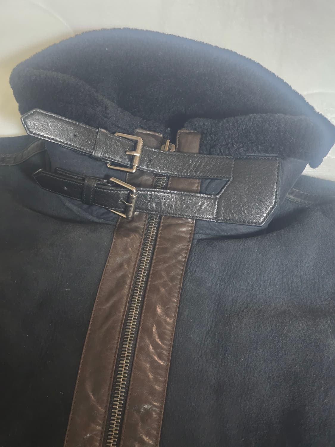 질스튜어트 뉴욕의 오일워시드 쉽스킨 무스탕(매장가198만원,105사이즈) 상품이미지7