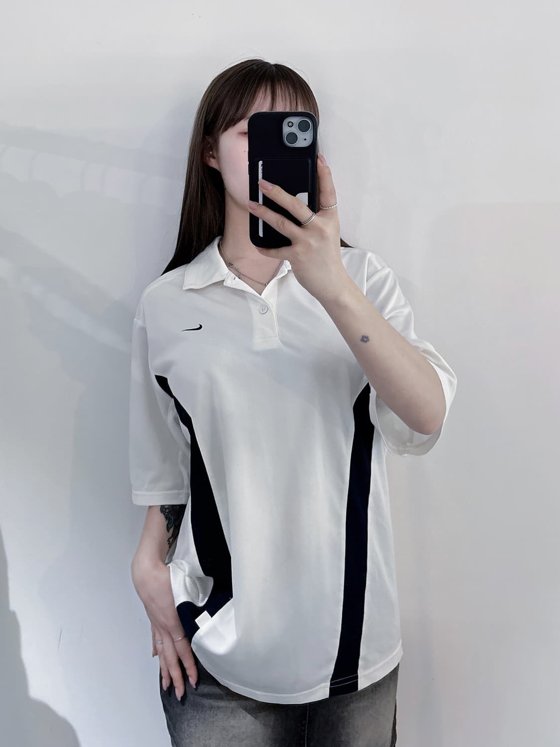 나이키 스우시 반팔 카라티 상품이미지2