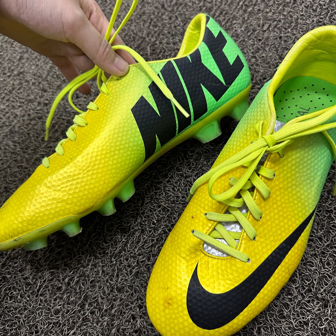 NIKE 나이키 머큐리얼 축구화 형광 265 상품이미지5