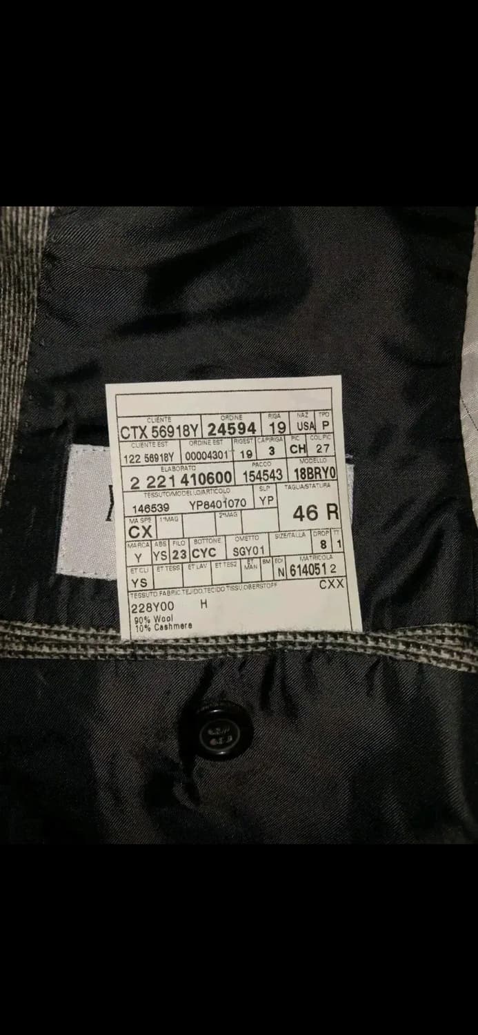 YSL rive gauche WOOL CASHMERE BLAZER 상품이미지8