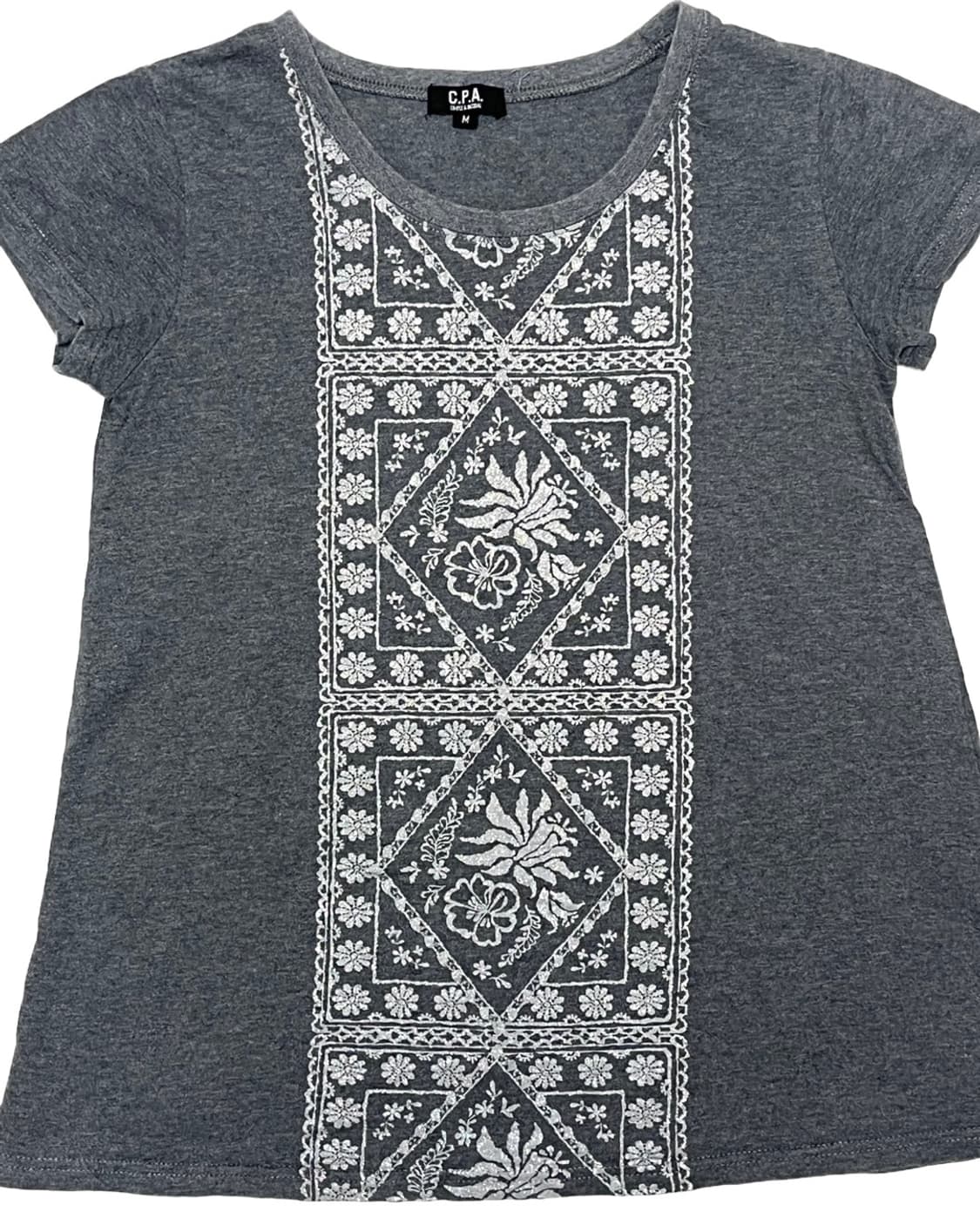Silver glitter pattern top 상품이미지3