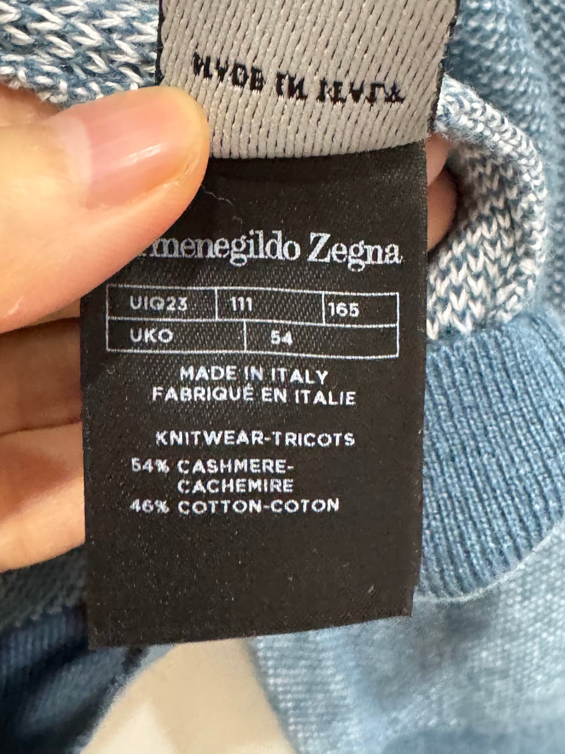 Ermenegildo Zegna 캐시미어 혼방 남성 니트54 상품이미지4