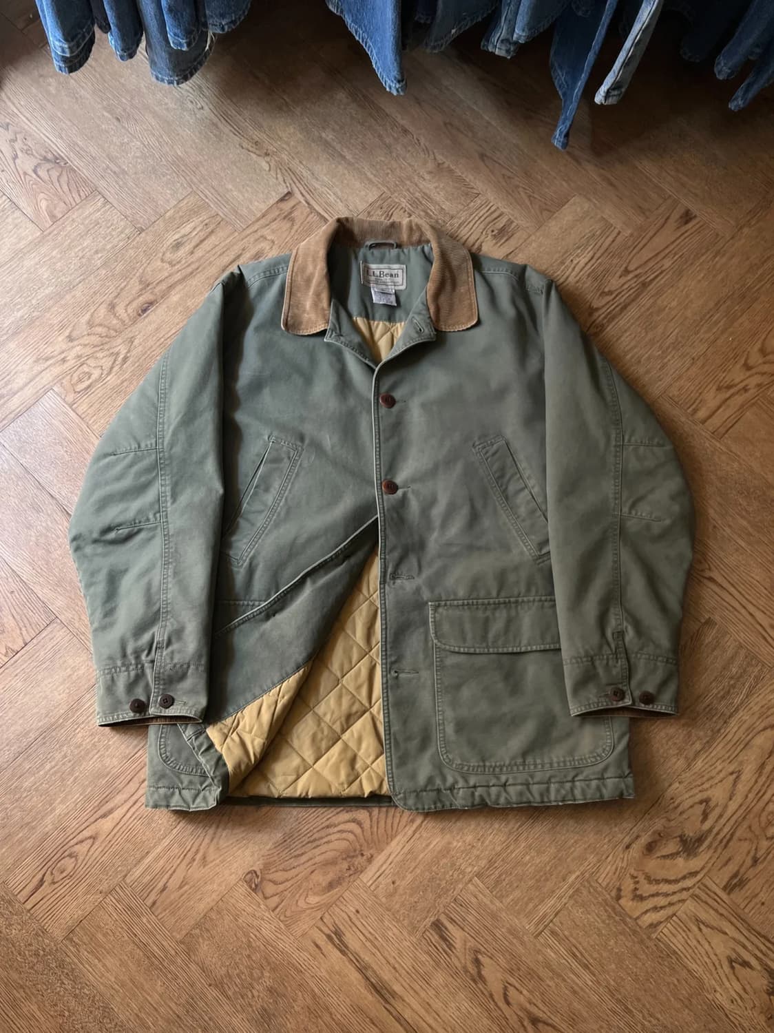 [M]엘엘빈 USA 신슐레이트 퀼팅 라이닝 헌팅자켓 상품이미지1