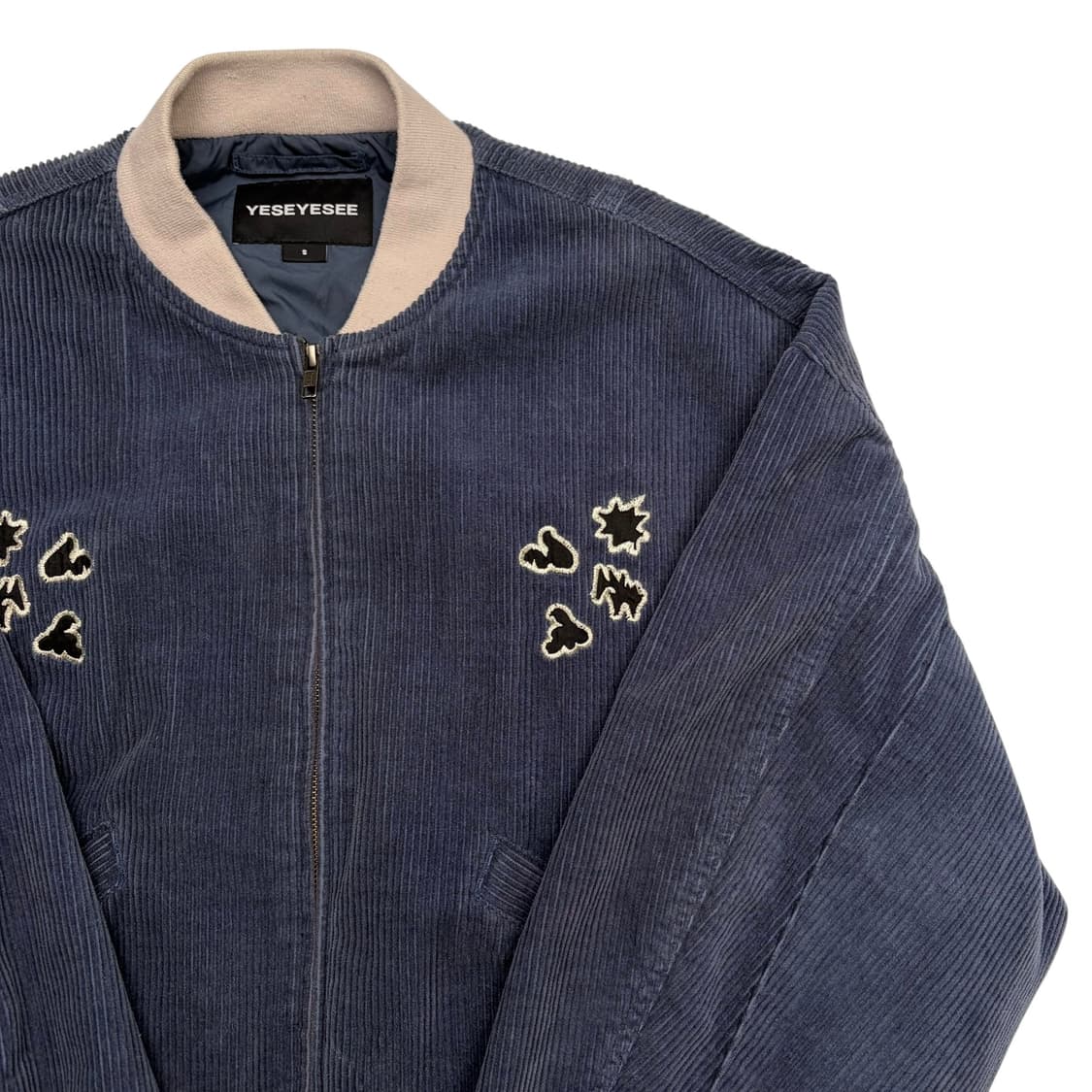 예스아이씨 코듀로이 블루 블루종 자켓 S 상품이미지2