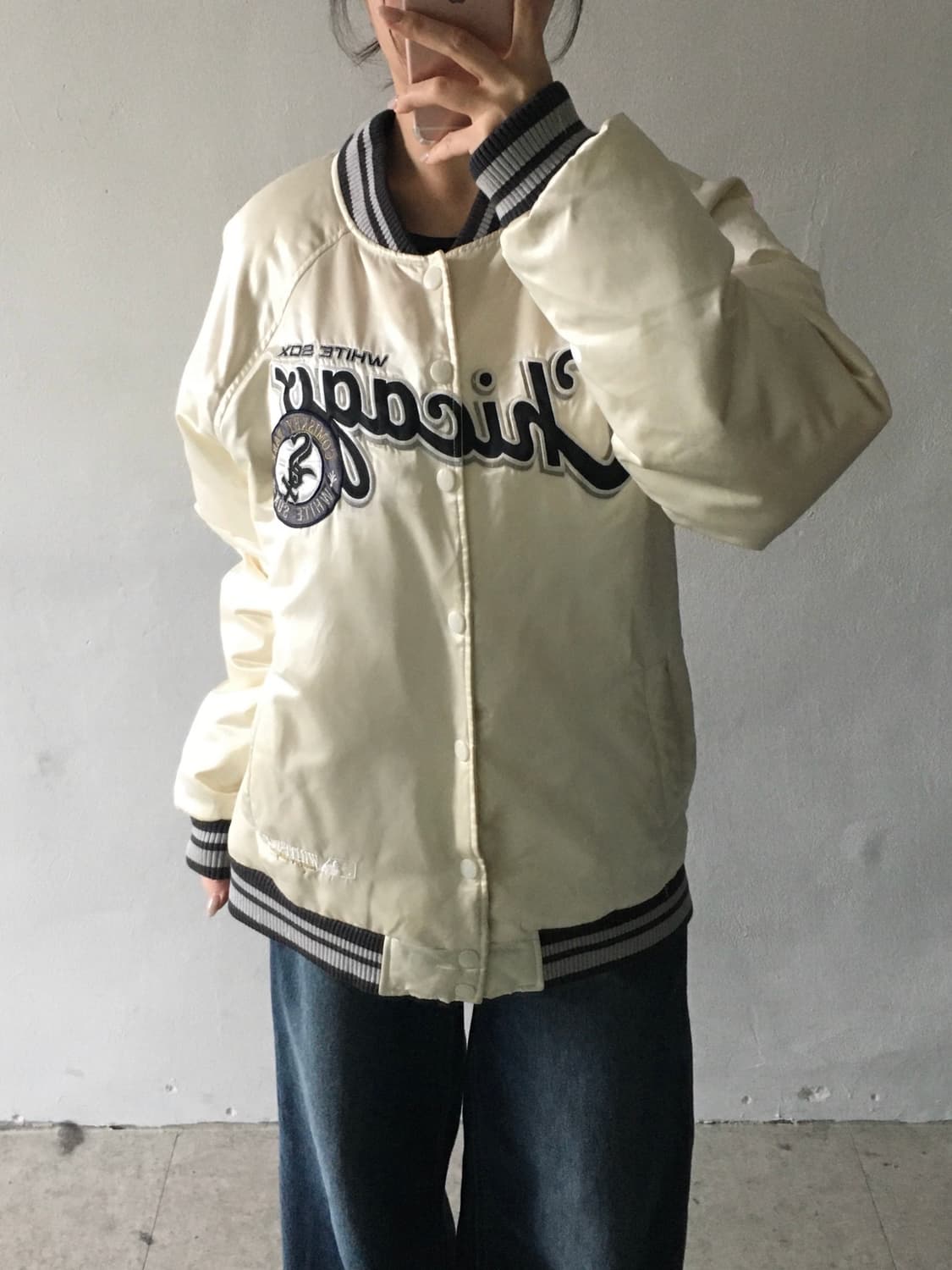 MLB 화이트삭스 바시티자켓 상품이미지1