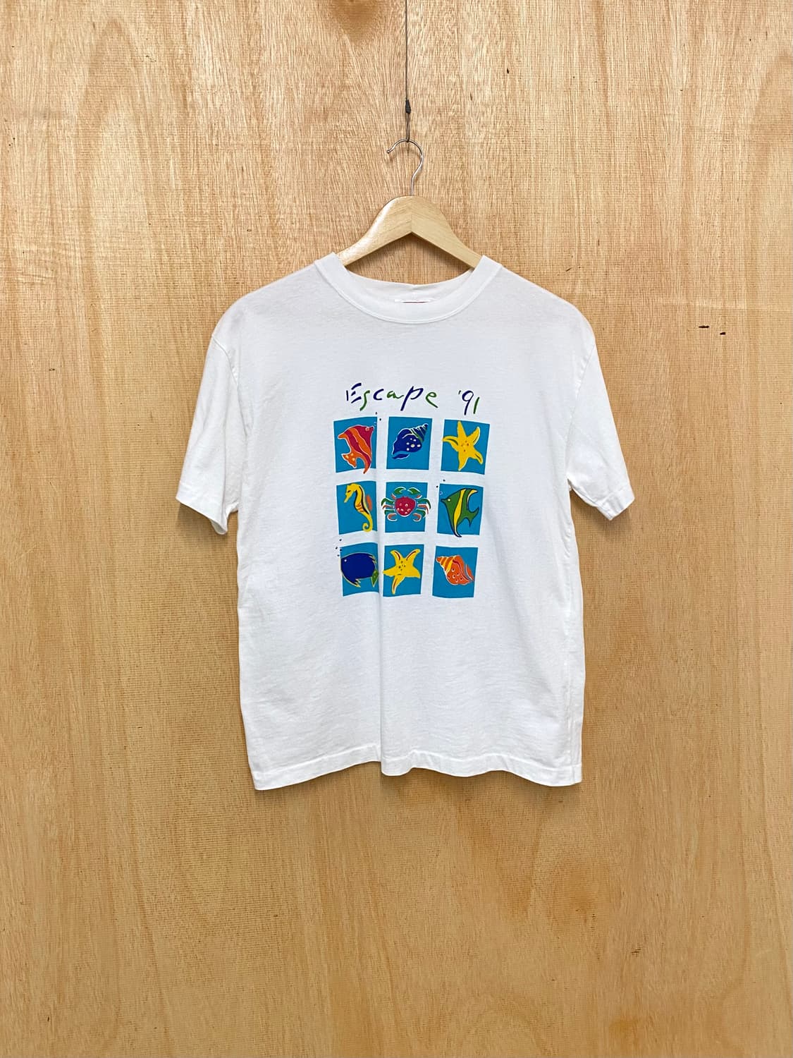 90s tropical fish t-shirt 90년대 열대어 티셔츠 상품이미지1