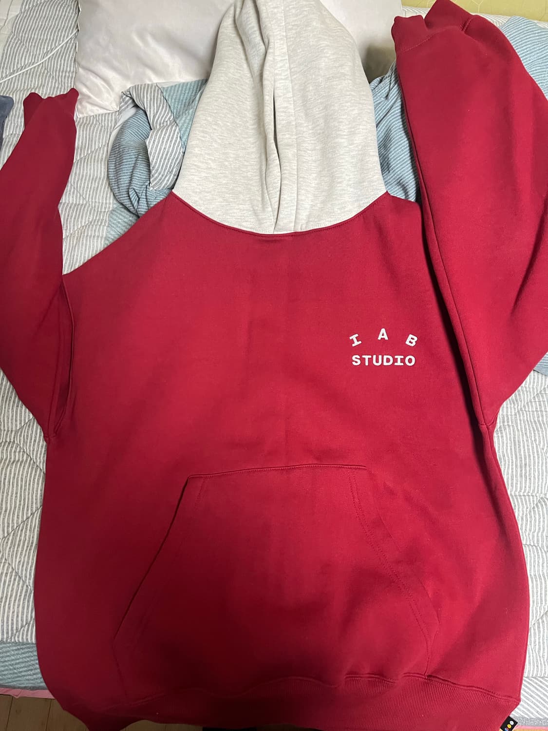 (L) 아이앱스튜디오 크리스마스 후드 상품이미지1