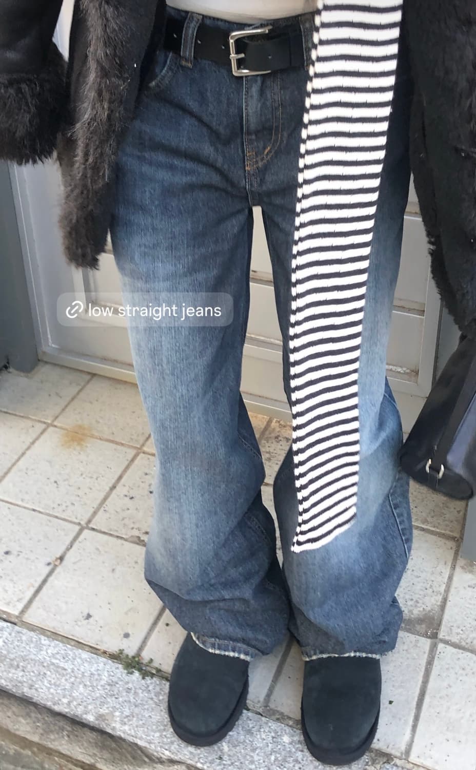 (L) 릿킴 LOW STRAIGHT JEANS ootj 상품이미지3