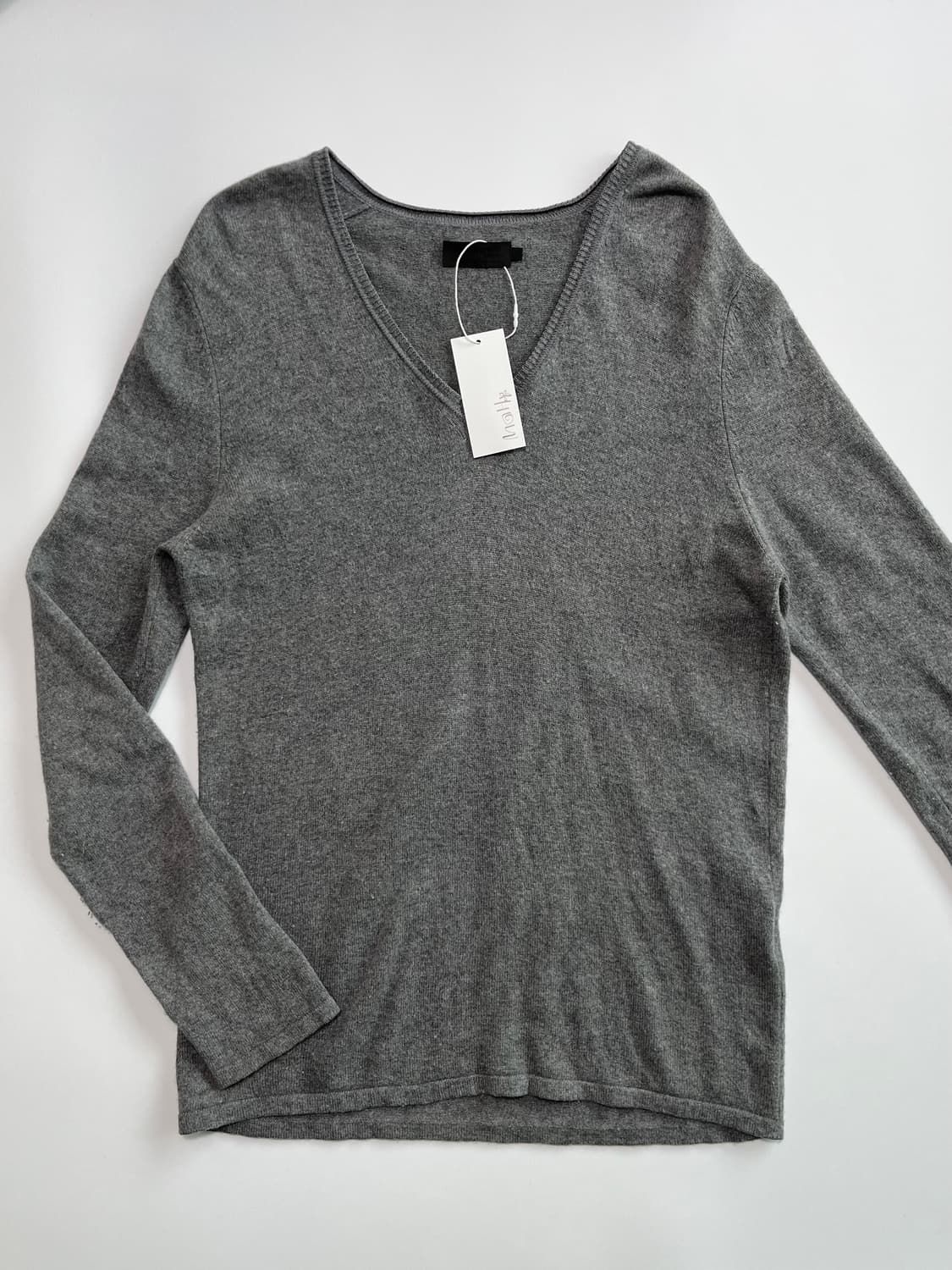 캐시미어 블랜드 그레이 니트 상품이미지3