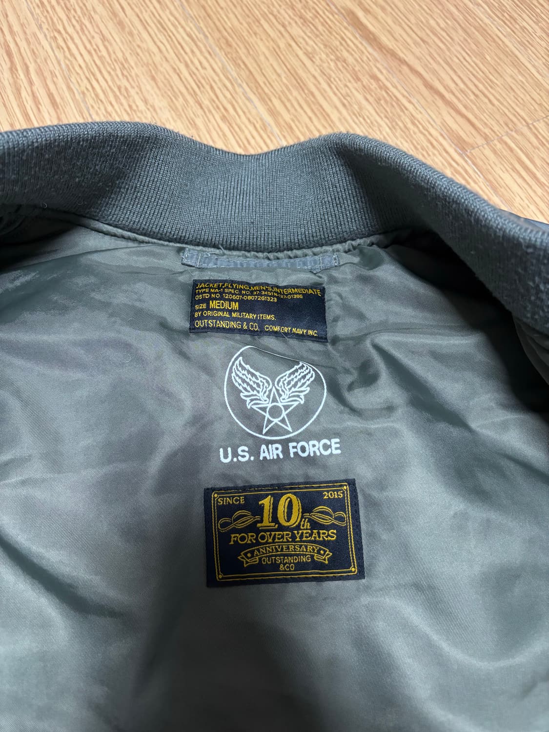 아웃스탠딩 MA-1 M사이즈 상품이미지2