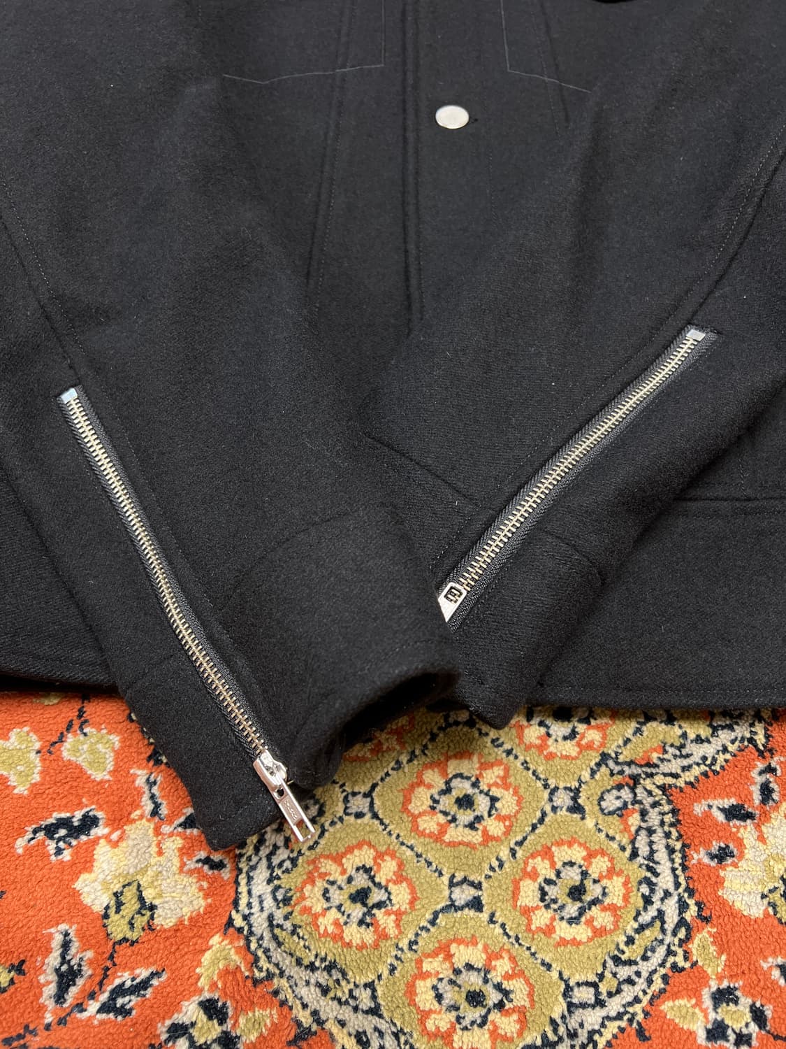 [S] 벨리에 울 트러커 자켓 블랙 상품이미지3