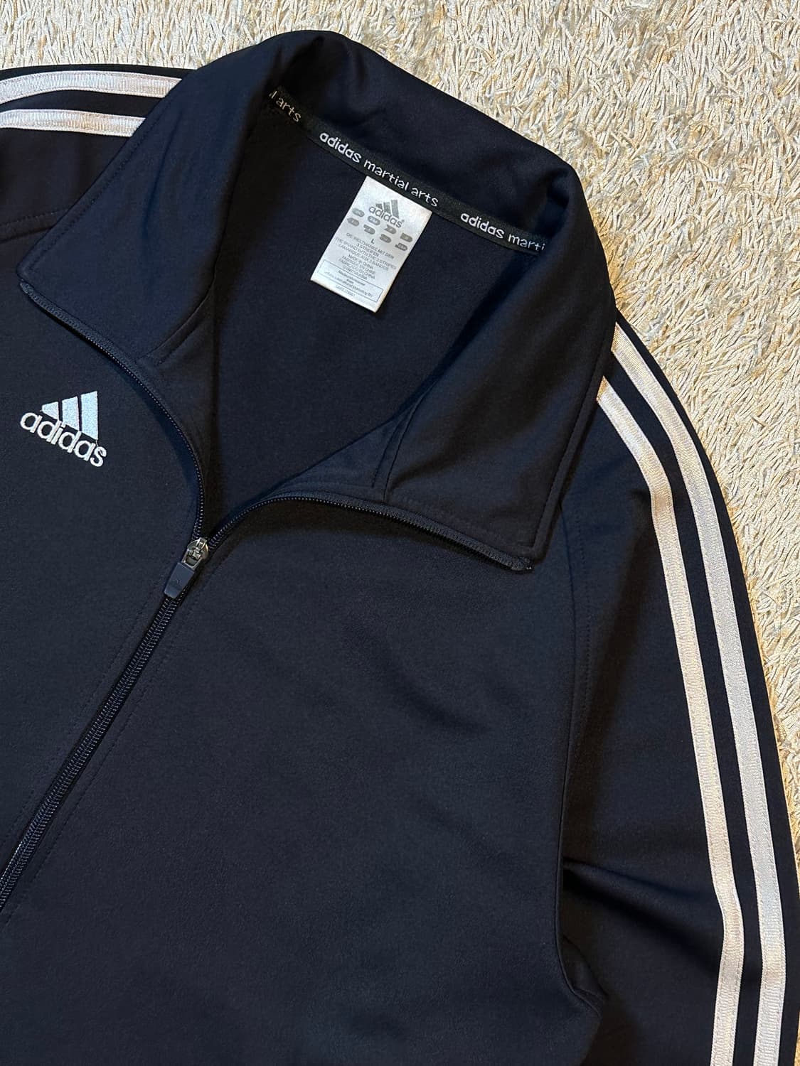 아디다스 ADIDAS 마샬아츠 삼각로고 트랙탑 져지 다크네이비 상품이미지2