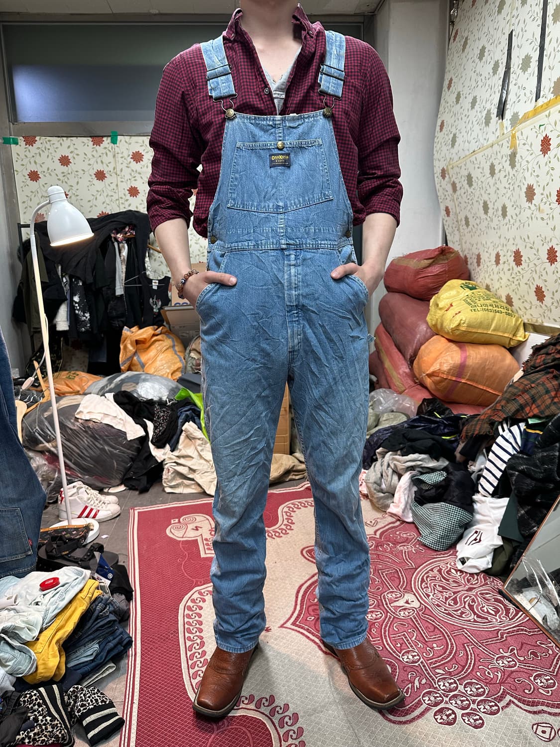 80‘s 미제 Oshkosh 오버롤 32사이즈 상품이미지3
