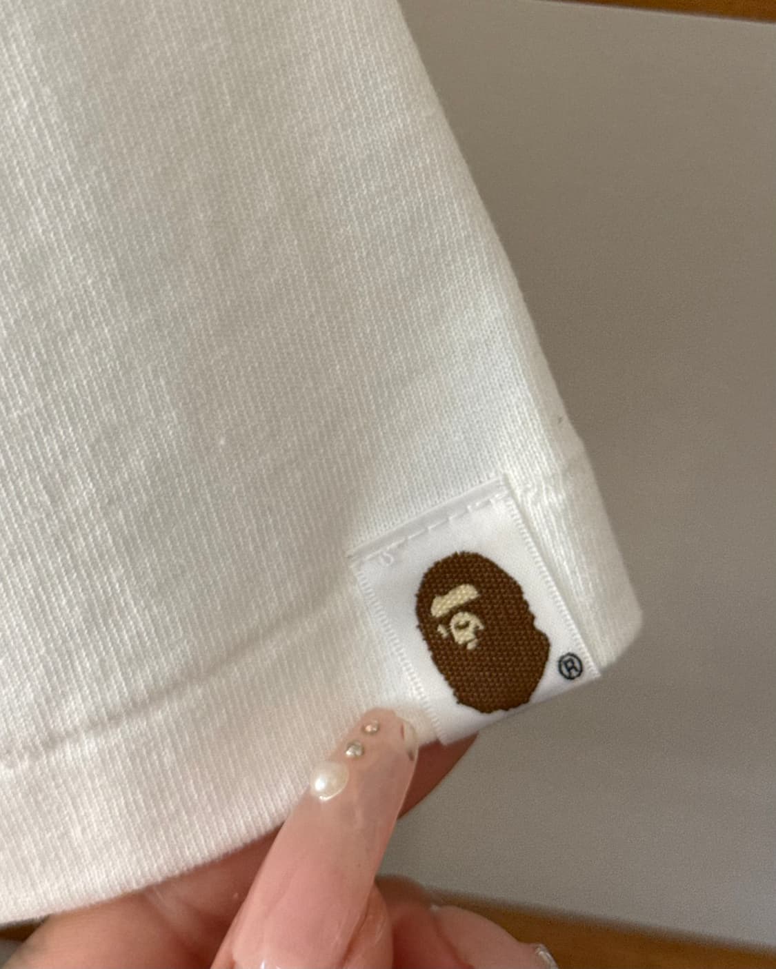 Bape 베이프 빅사루 화이트 반팔 상품이미지6