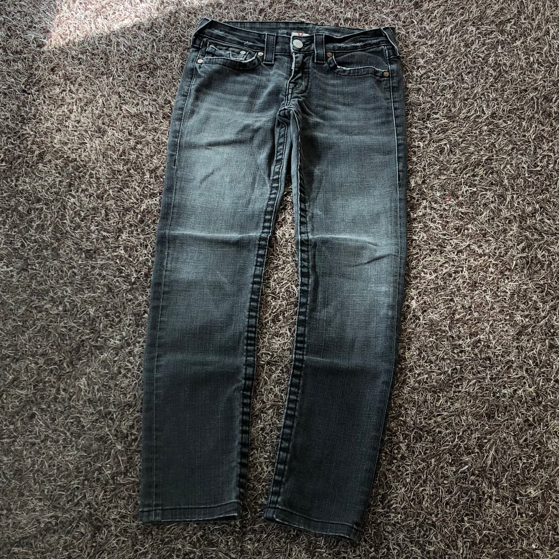 트루릴리전 Juile 로우라이즈 블랙진 데님 팬츠 상품이미지2