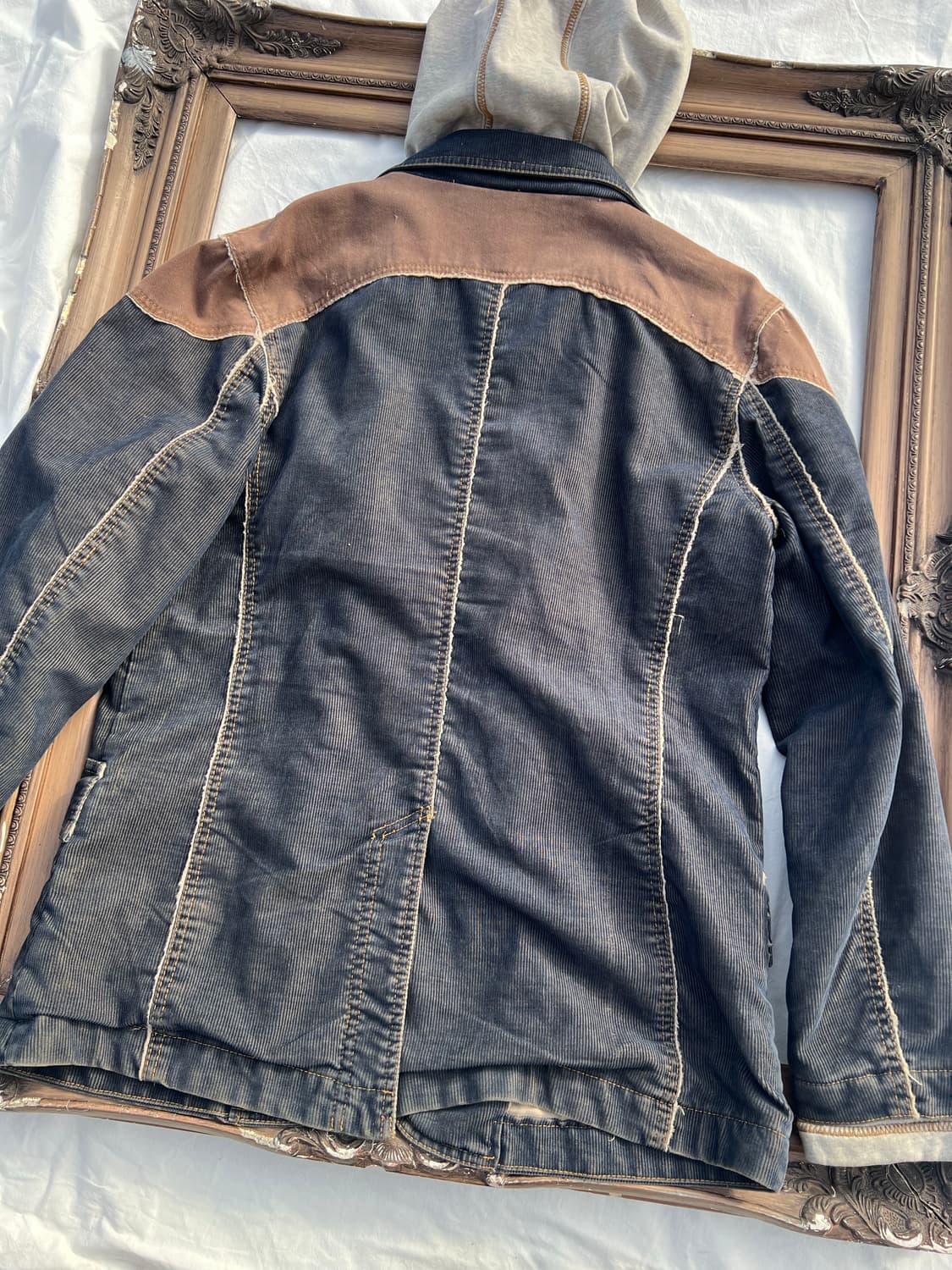 코듀로이 후드 레이어드 자켓 상품이미지5