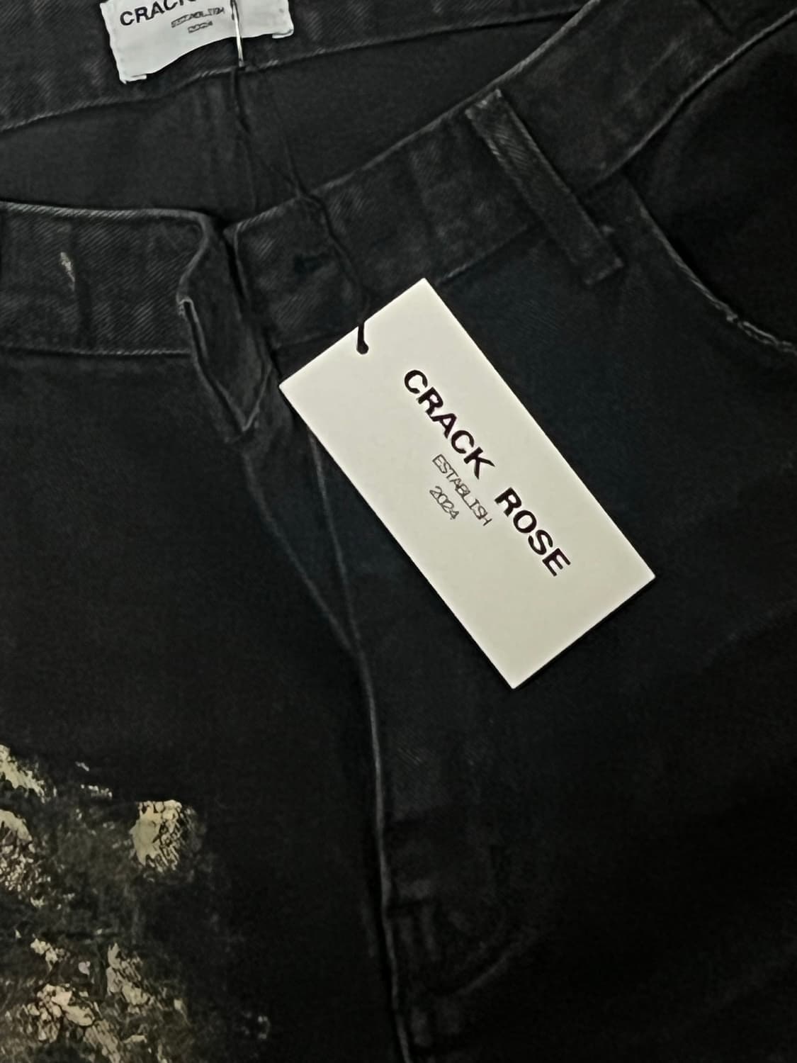 크랙로즈 SPLATTER DENIM PANTS 상품이미지4