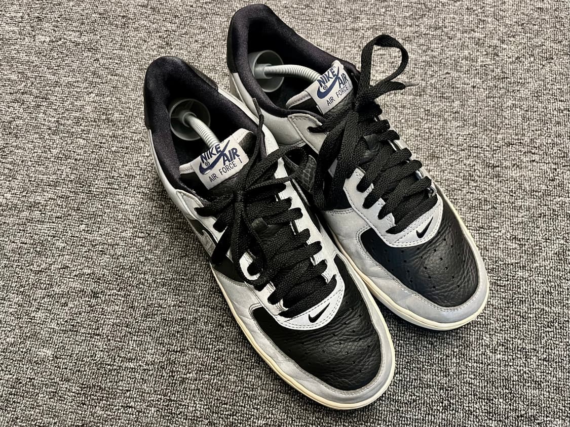 [285] 나이키 에어포스1 뱀피 회/검  상품이미지3