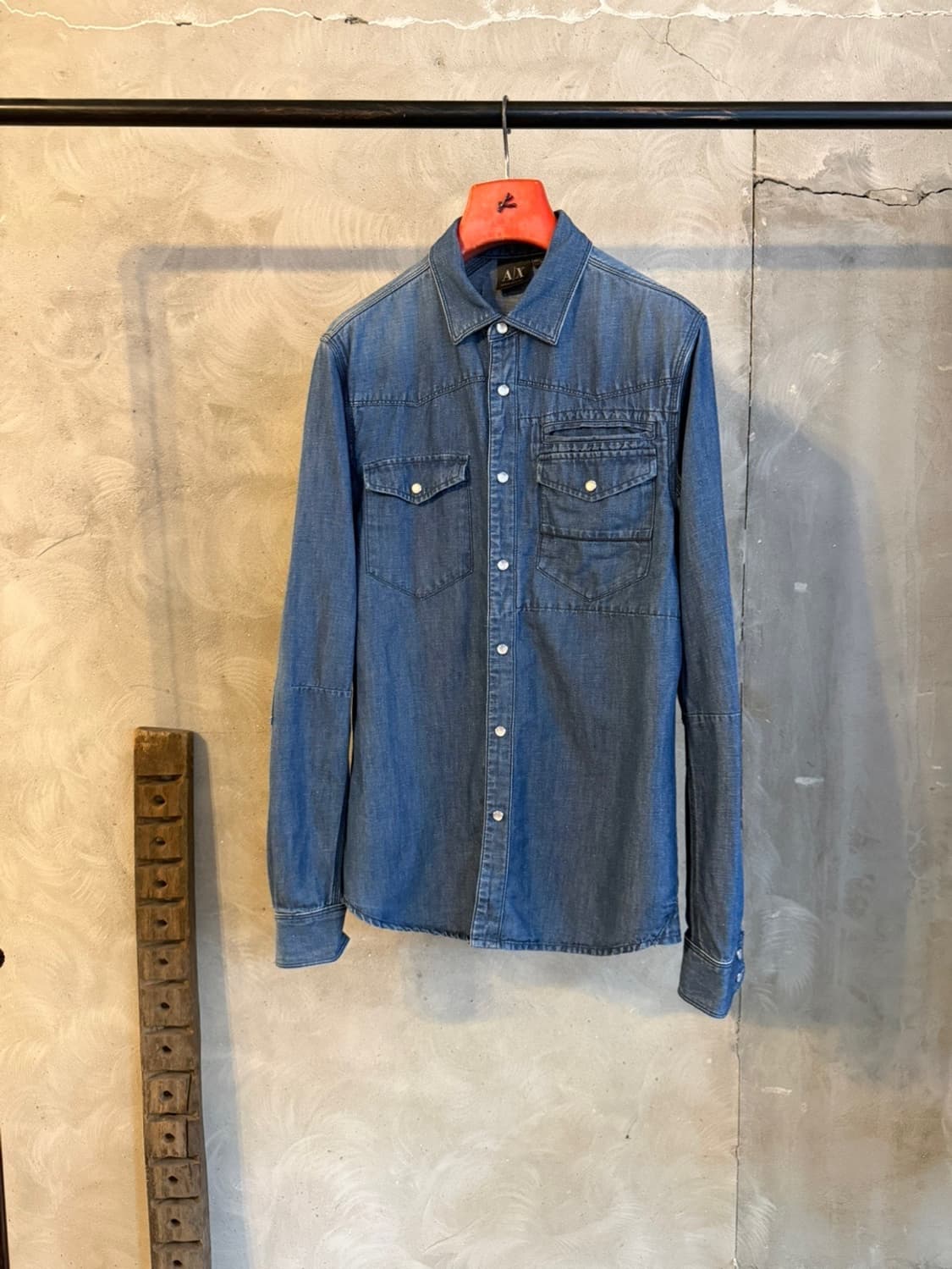 아르마니 익스체인지 데님 셔츠 100 상품이미지4