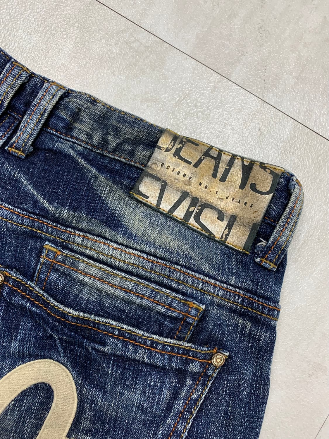 에비수 데님 워싱 팬츠 #665 상품이미지8