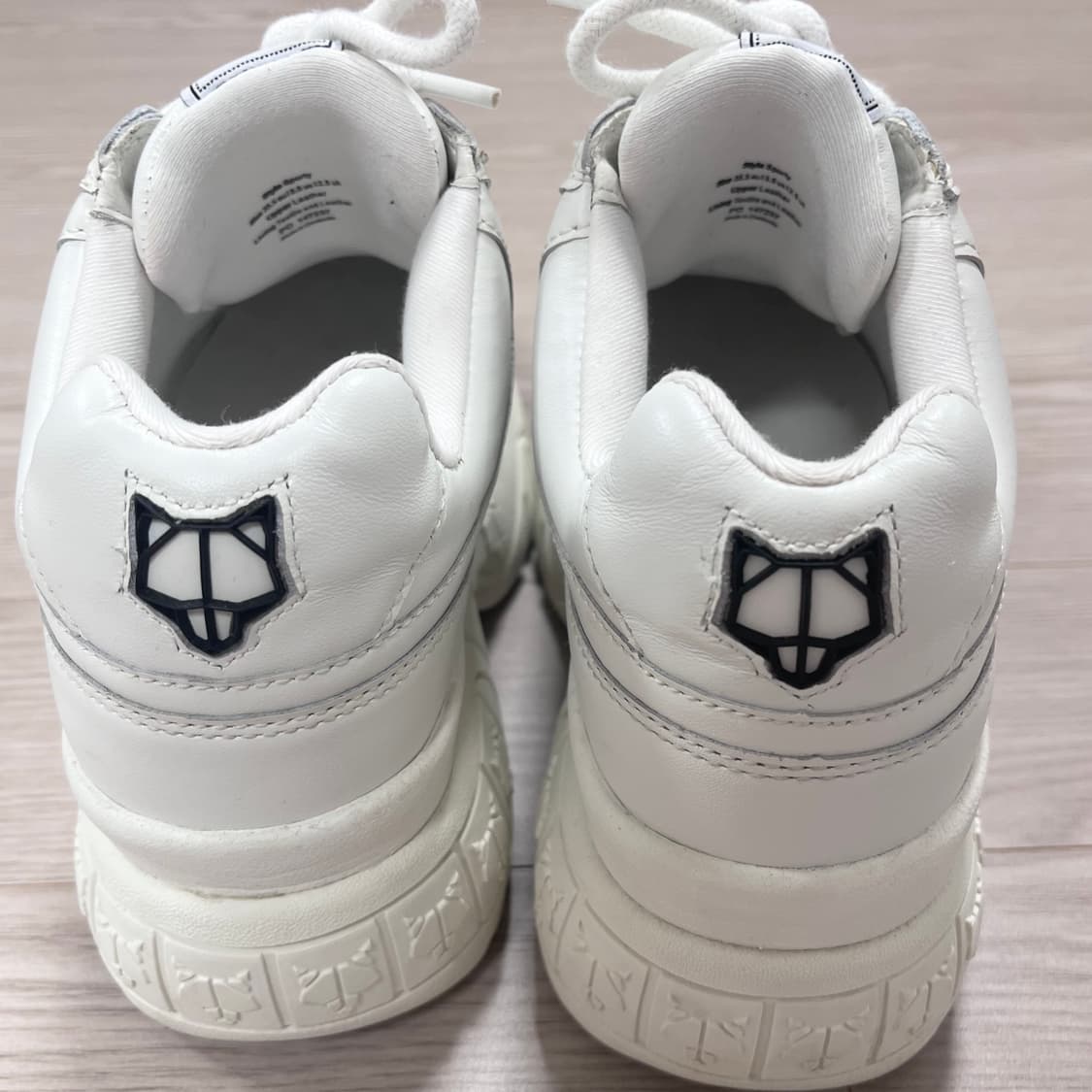 (무배) 네이키드 울프 흰색 운동화 SPORTY WHITE LEATHER 상품이미지2
