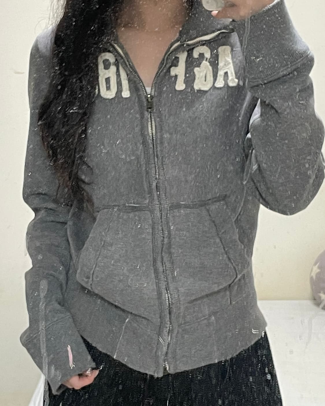 아베크롬비 그레이 집업 상품이미지4