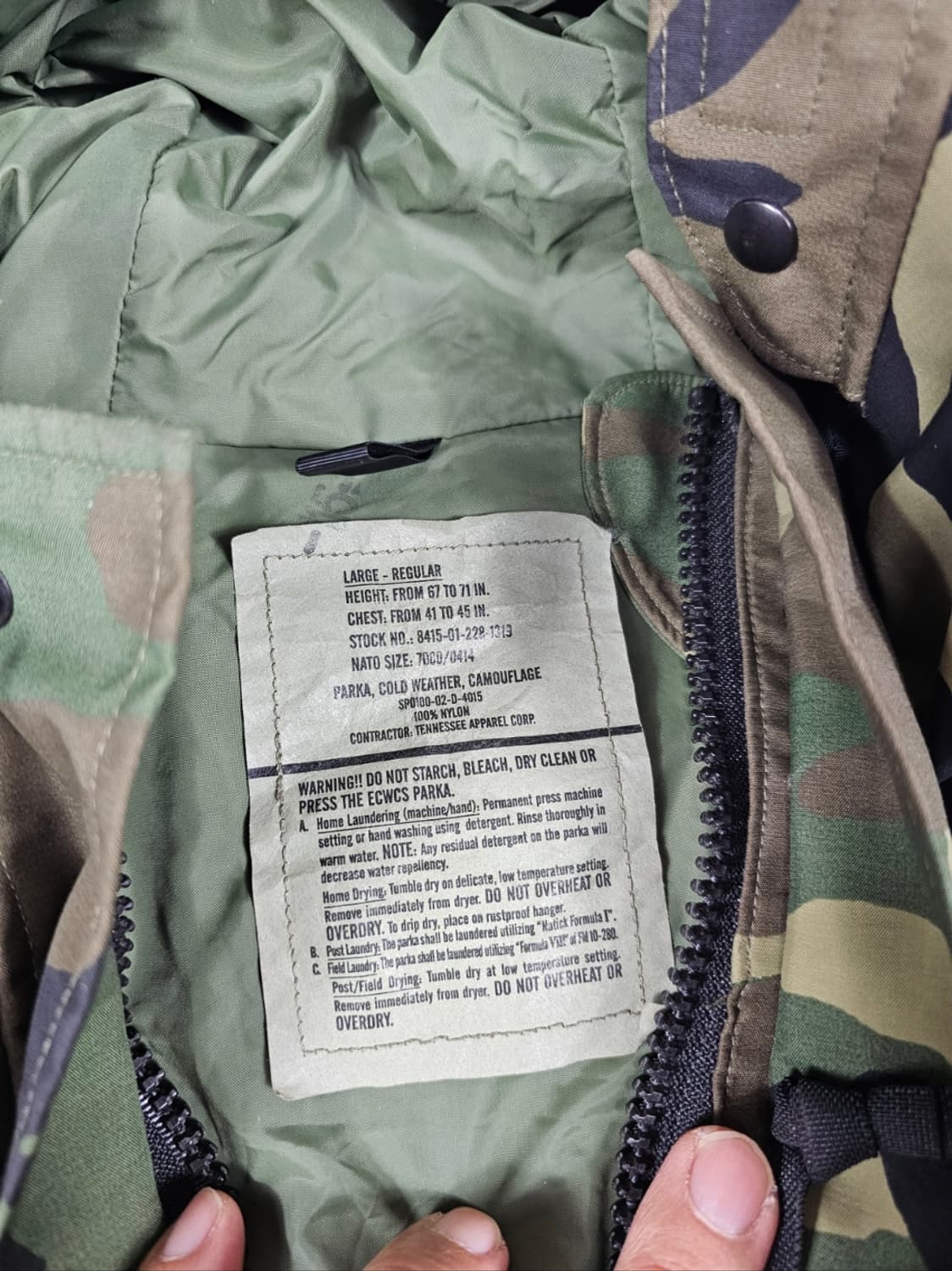 미군고어텍스야상 상품이미지3