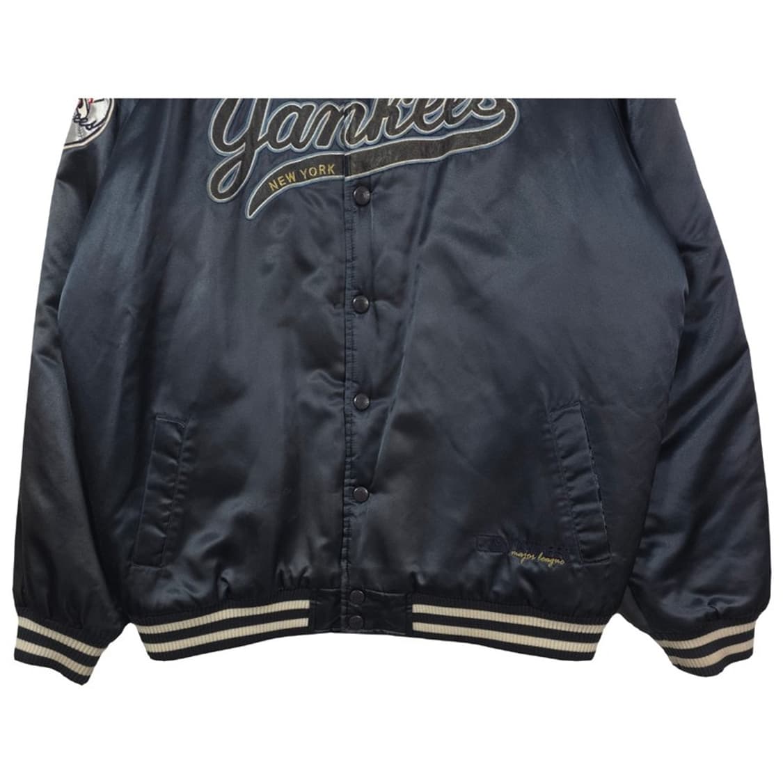 MLB 뉴욕 양키스 유광 바시티 자켓 네이 XXL 상품이미지4