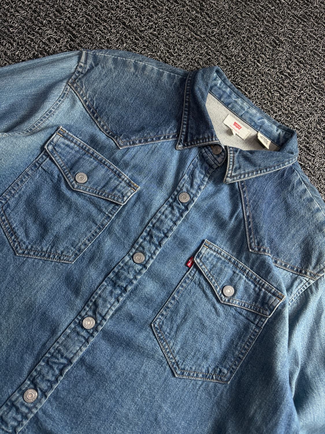 리바이스 클래식 미렐라 크롭 웨스턴 셔츠 4096 상품이미지3