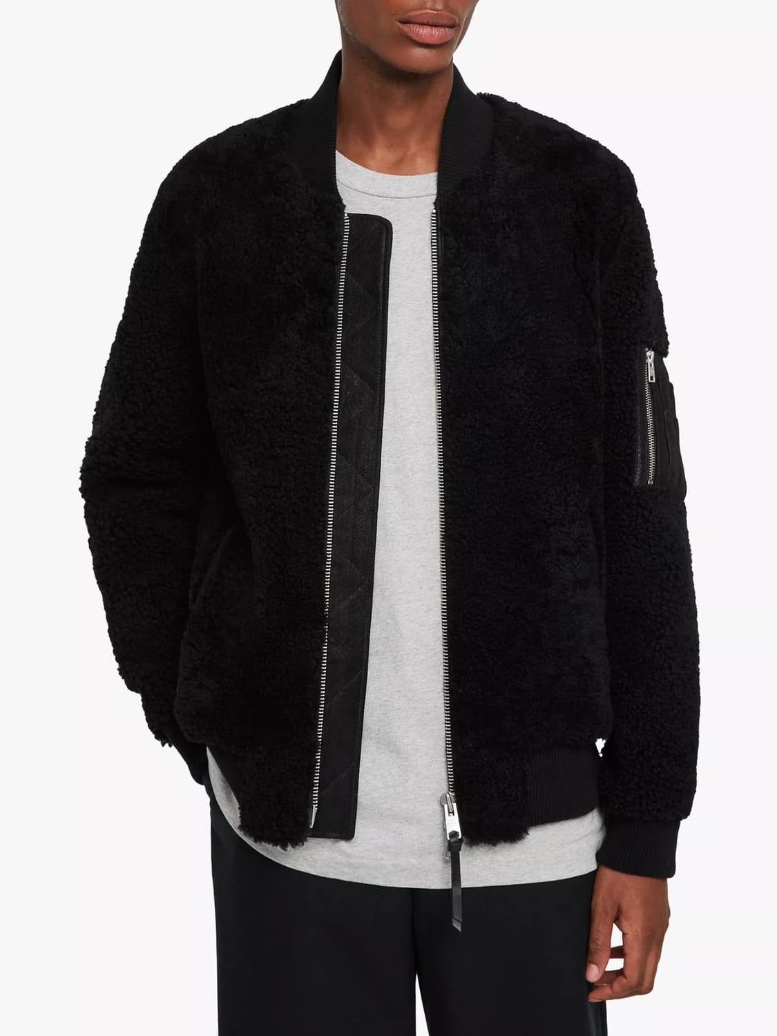 올세인츠 무통(램) 시어링 자켓 상품이미지1