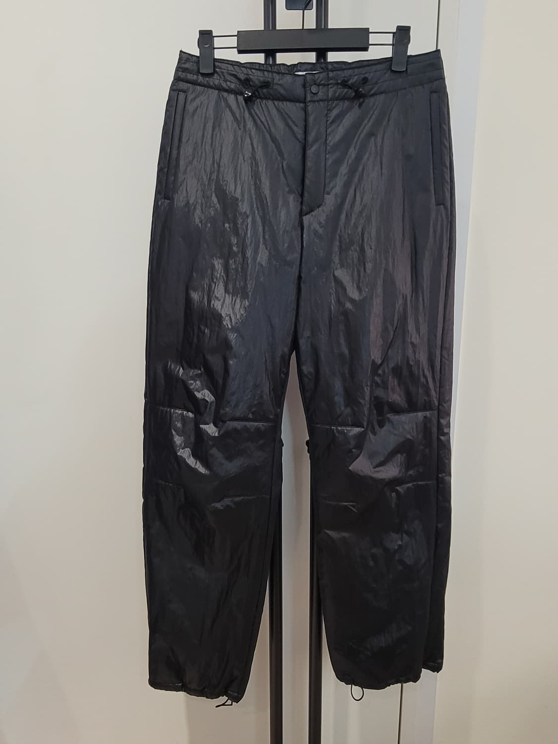 그로브 블랙 패딩 조거 팬츠 프리사이즈 상품이미지1