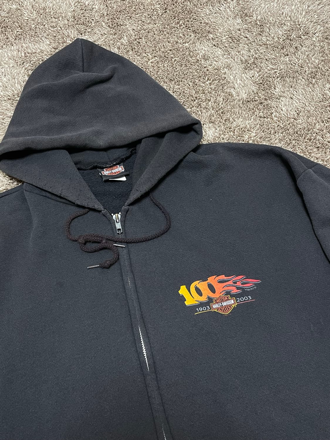 harley davidson 100주년 플레임 후드 할리데이비슨 상품이미지2