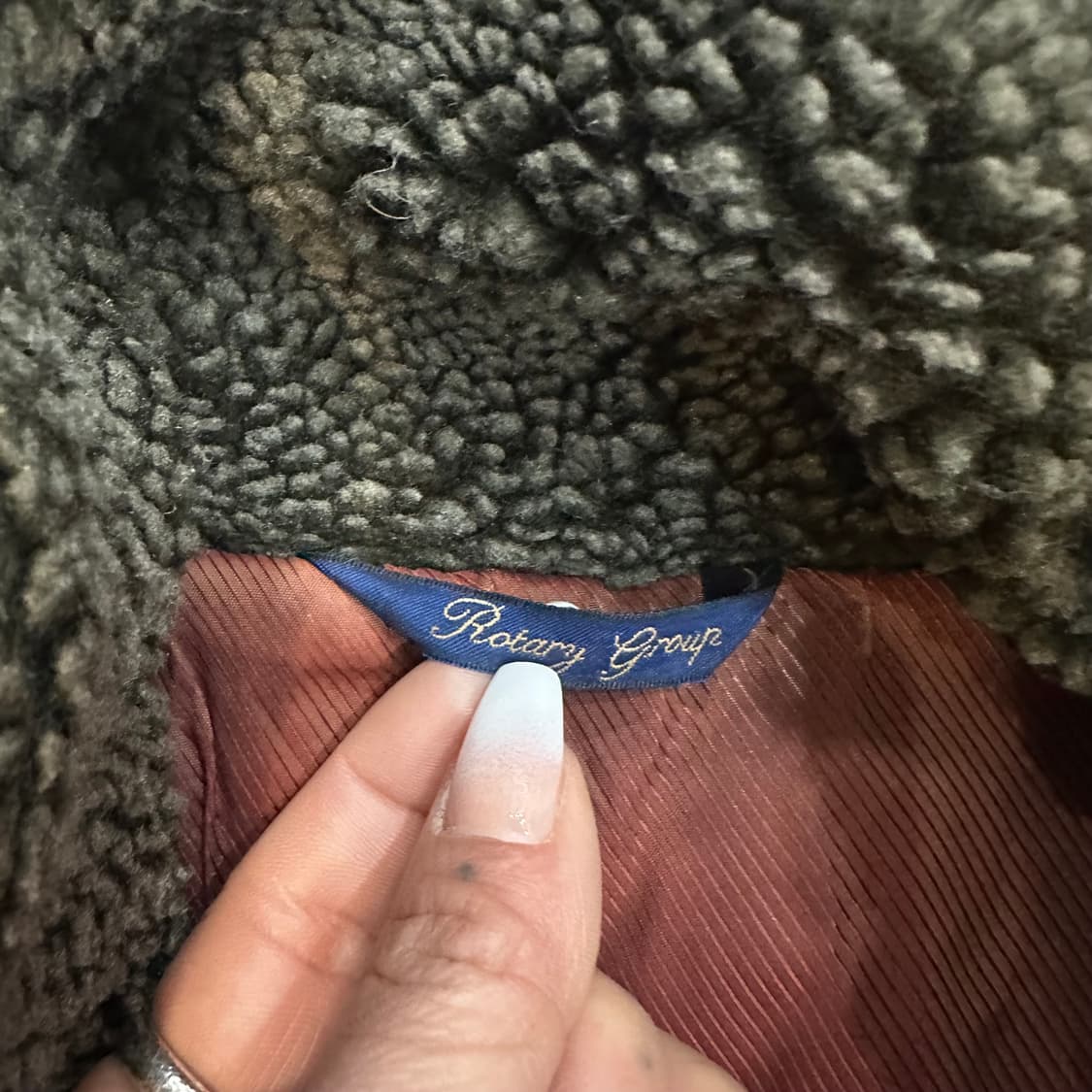 빈티지 로터리그룹 배색 카프스킨 헌팅자켓L 상품이미지3