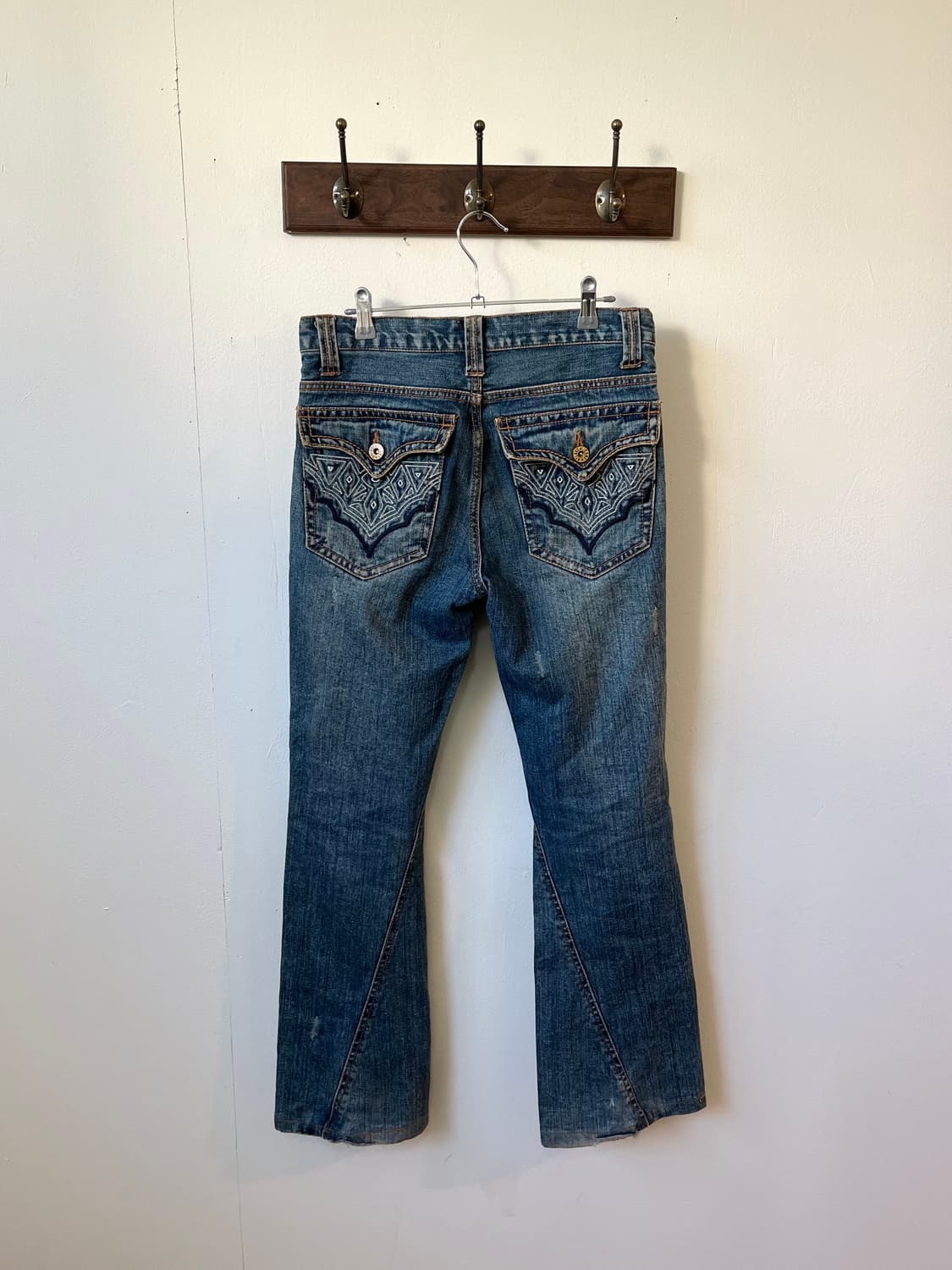 NyLAus jeANS 크랙 데님 진 상품이미지3
