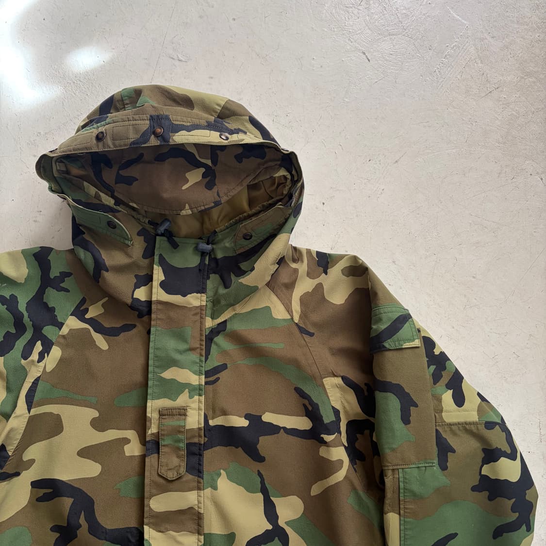 알파 인더스트리 빈티지 우드랜드 고어텍스 자켓 S 상품이미지2